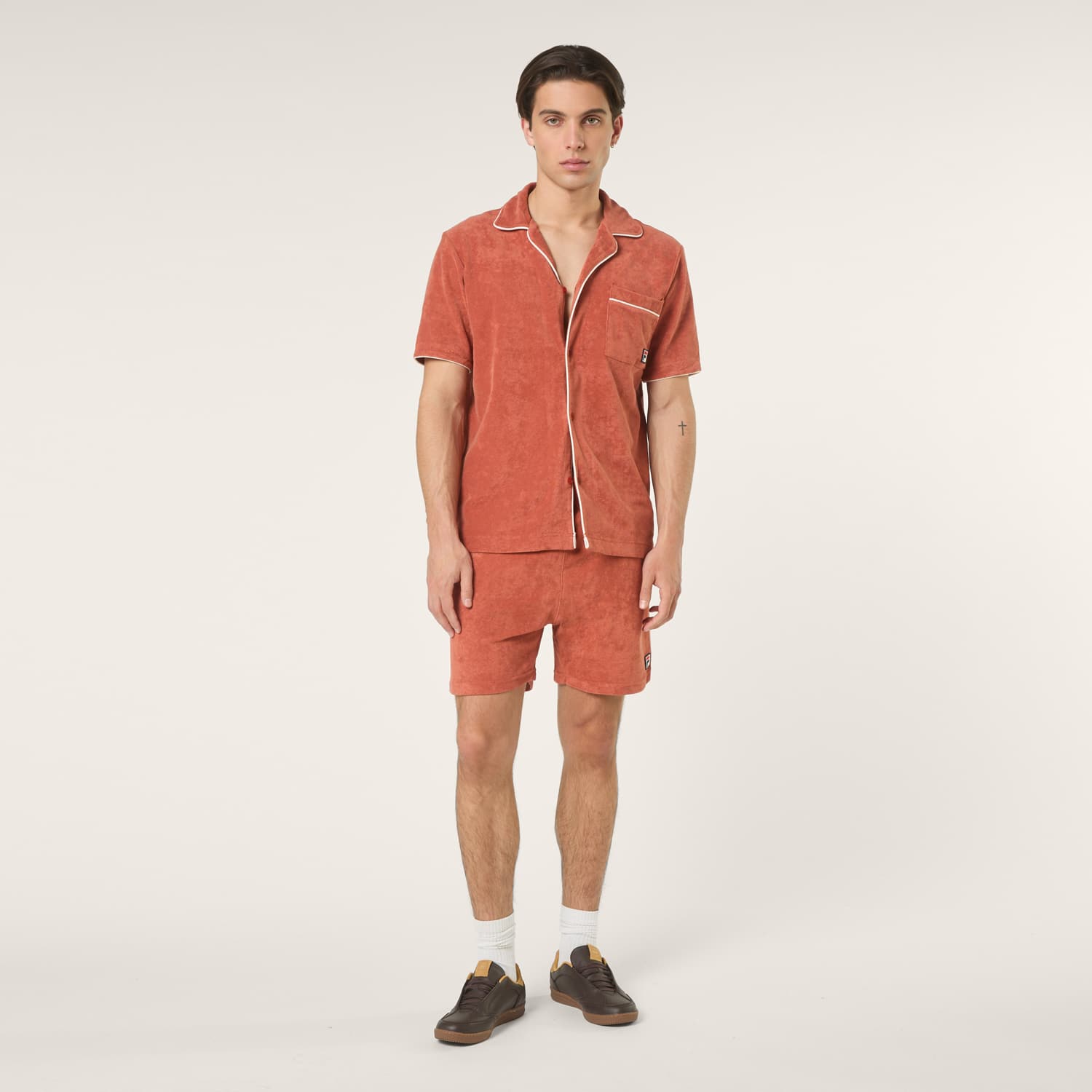 Fila EMPOLI relaxed towelling resort shirt Bild 3