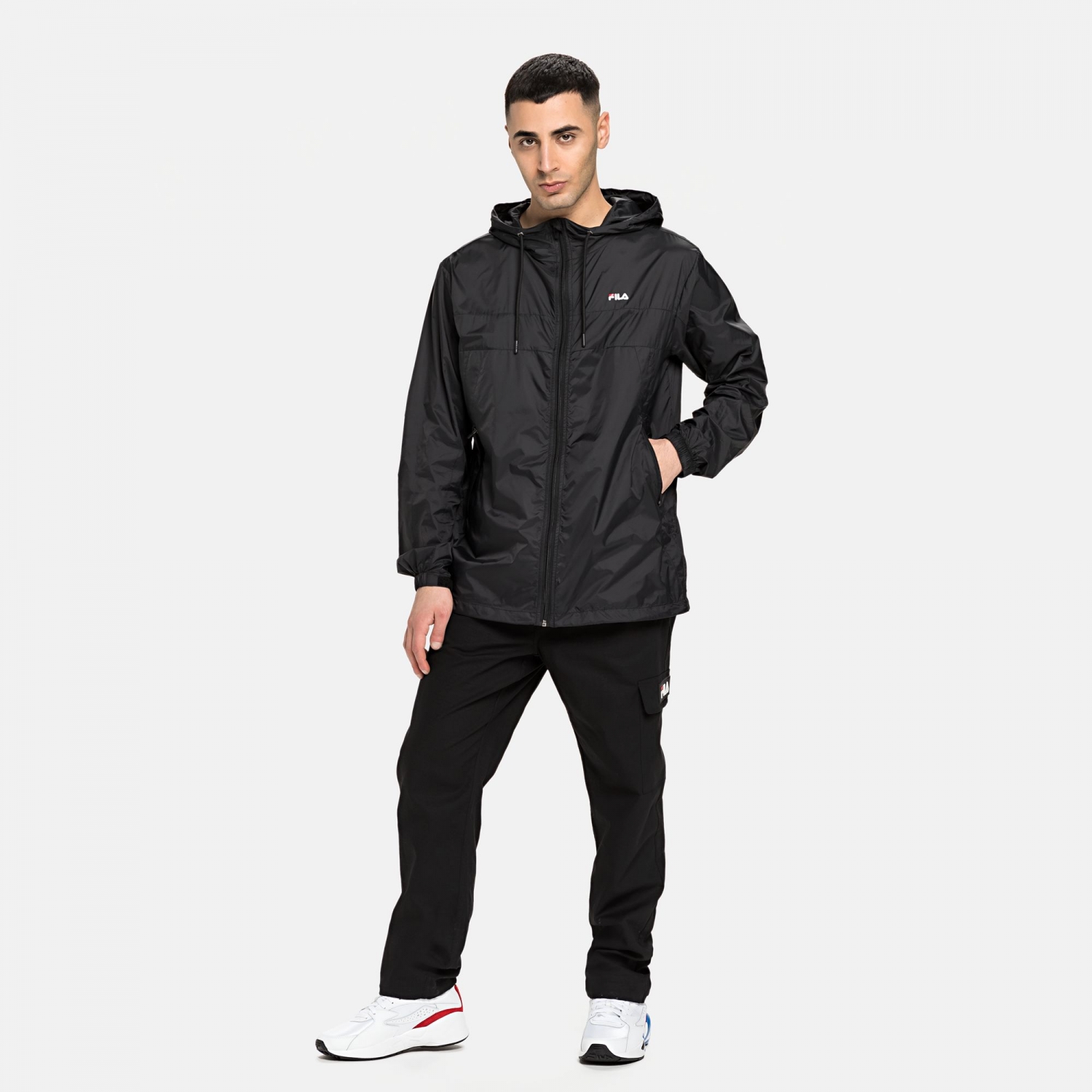 Fila Eracio Thin Woven Jacket black Bild 3