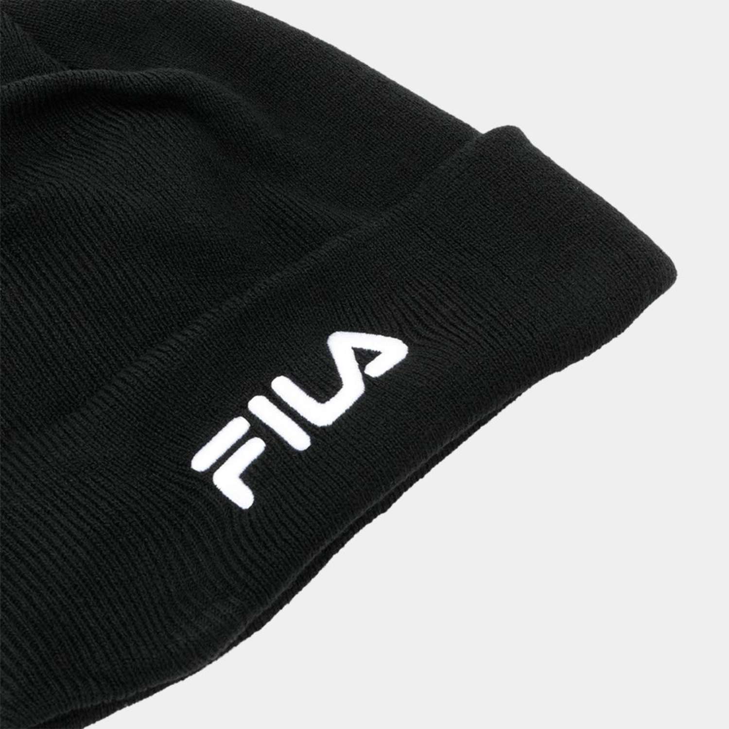 Fila FRISCO Slouchy Beanie with big logo Black Bild 3
