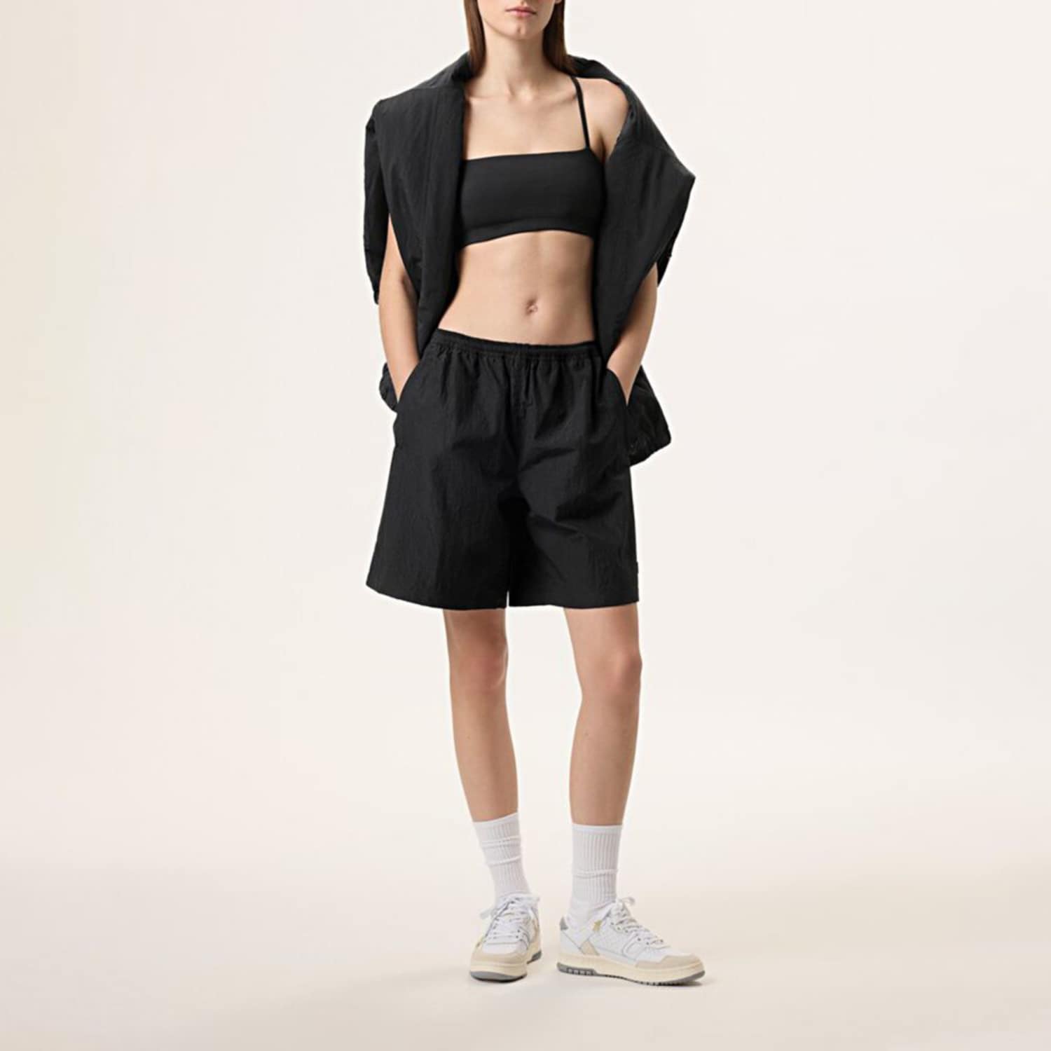 Fila HAILEY CRINKLE SHORTS BLACK Bild 3