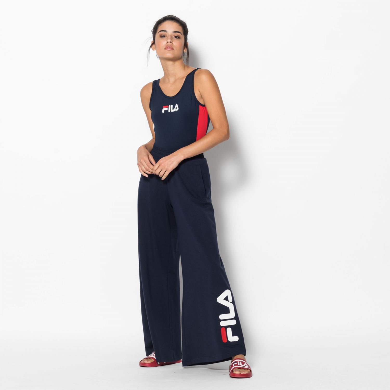 fila wide leg pants