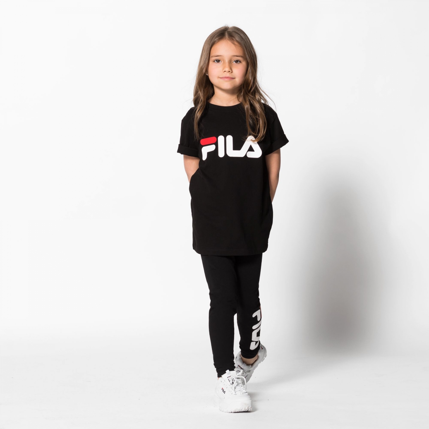 Våbenstilstand Cornwall Ydmyg Fila Kids Classic Logo Tee black - black | FILA Official