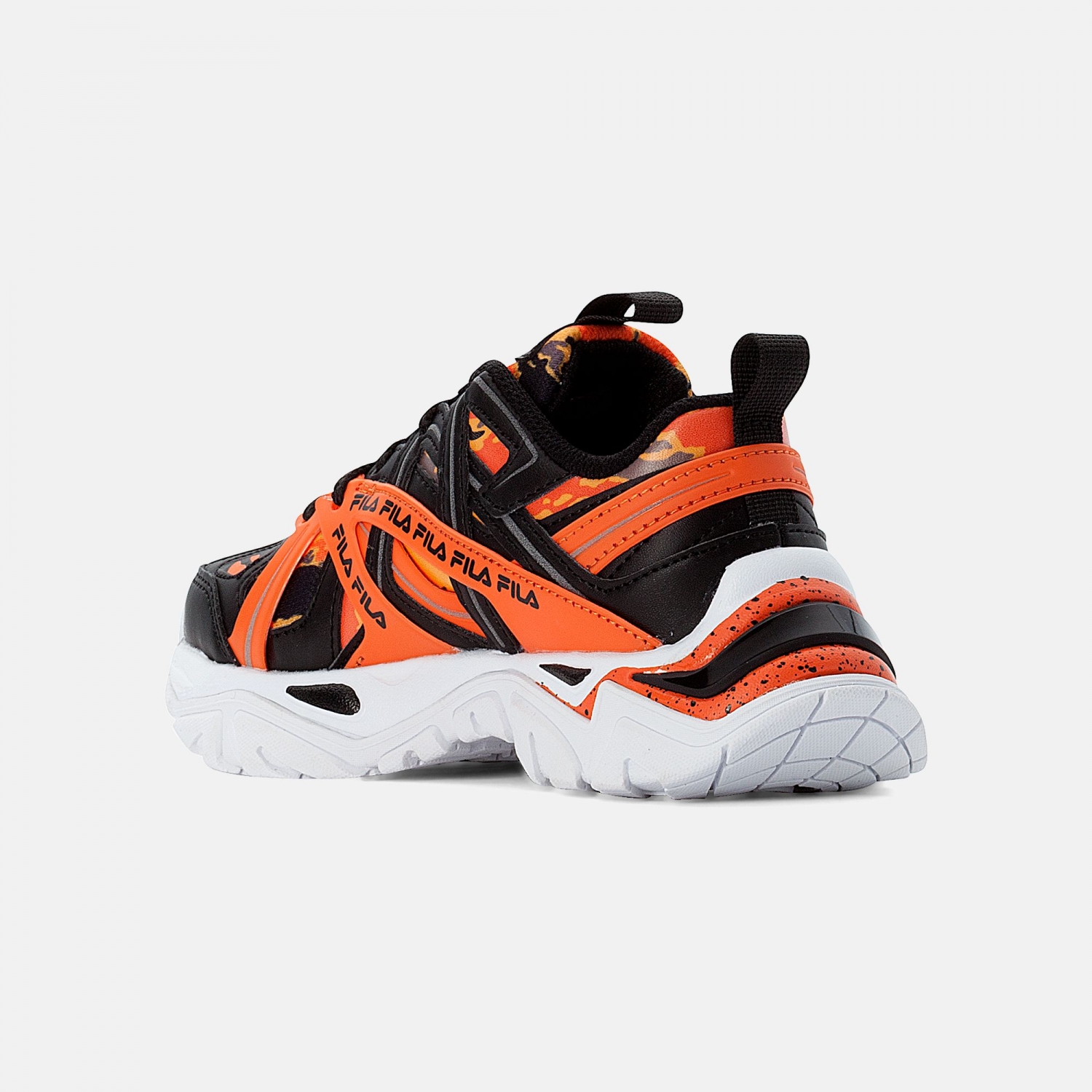 fila orange and black