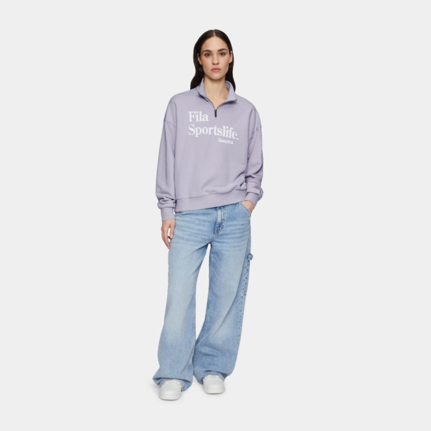 Fila LACHY oversized half zip sweater Bild 3