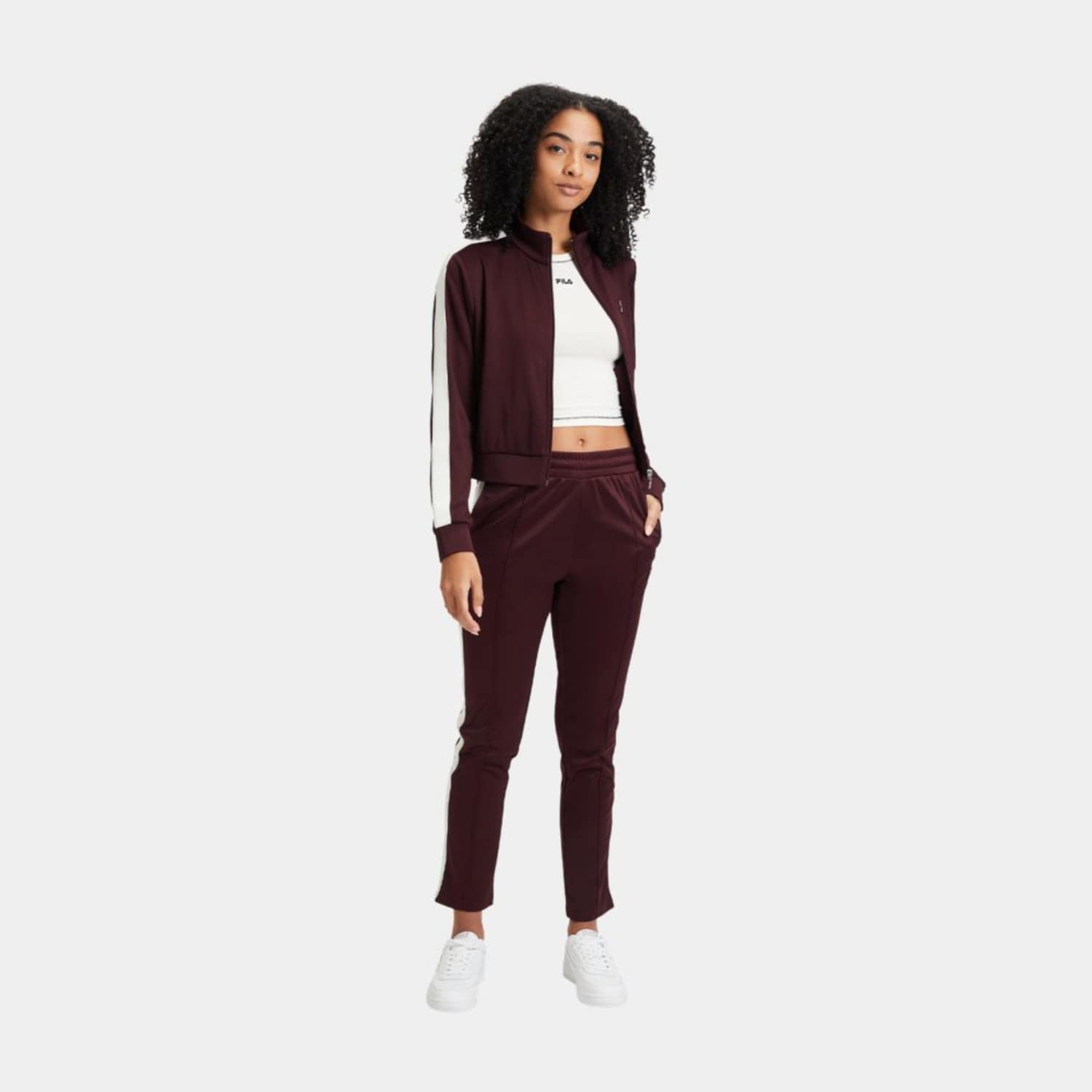 Fila LAMONI track jacket red-violet Bild 3