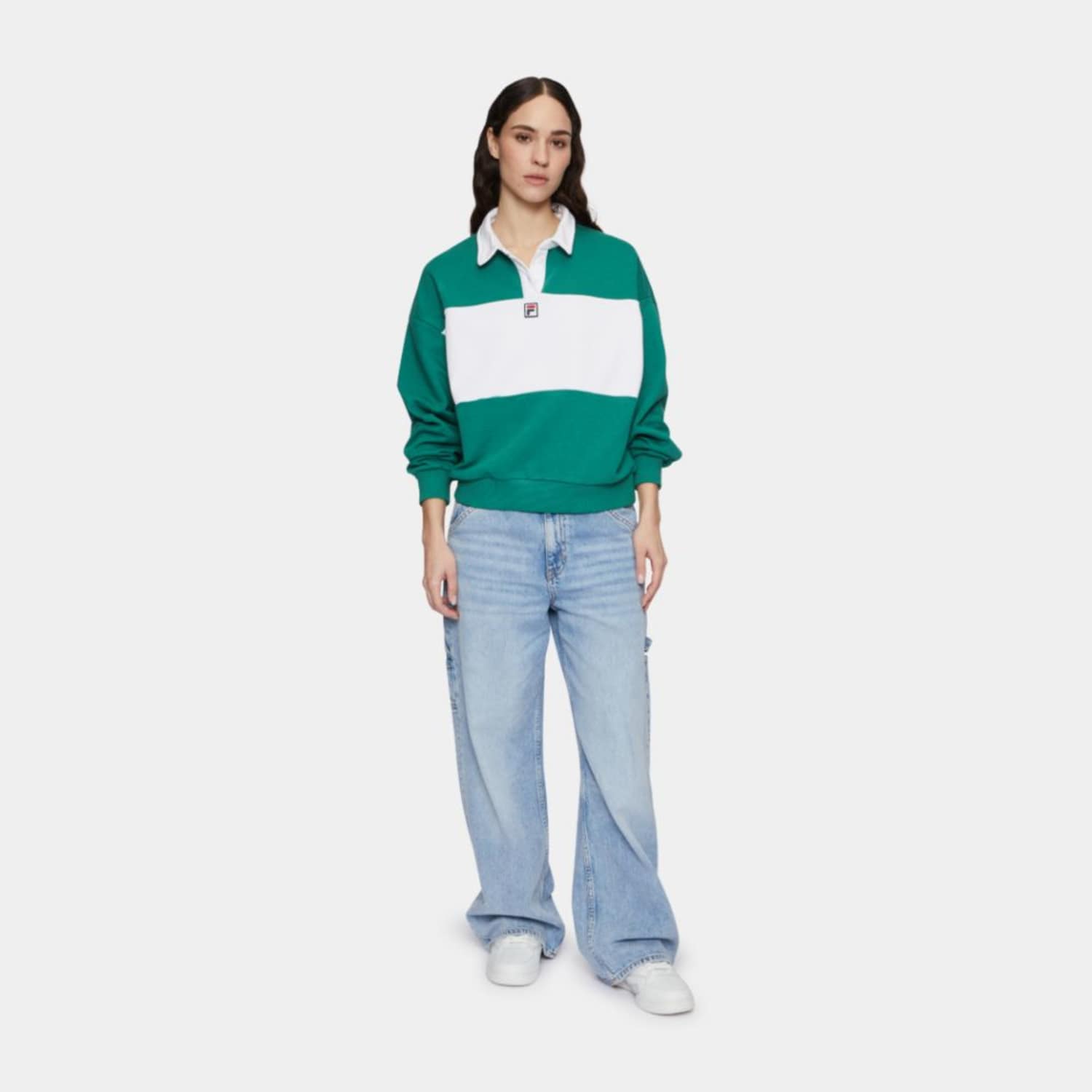 Fila LANGOGNE oversized cropped polo sweat Bild 3
