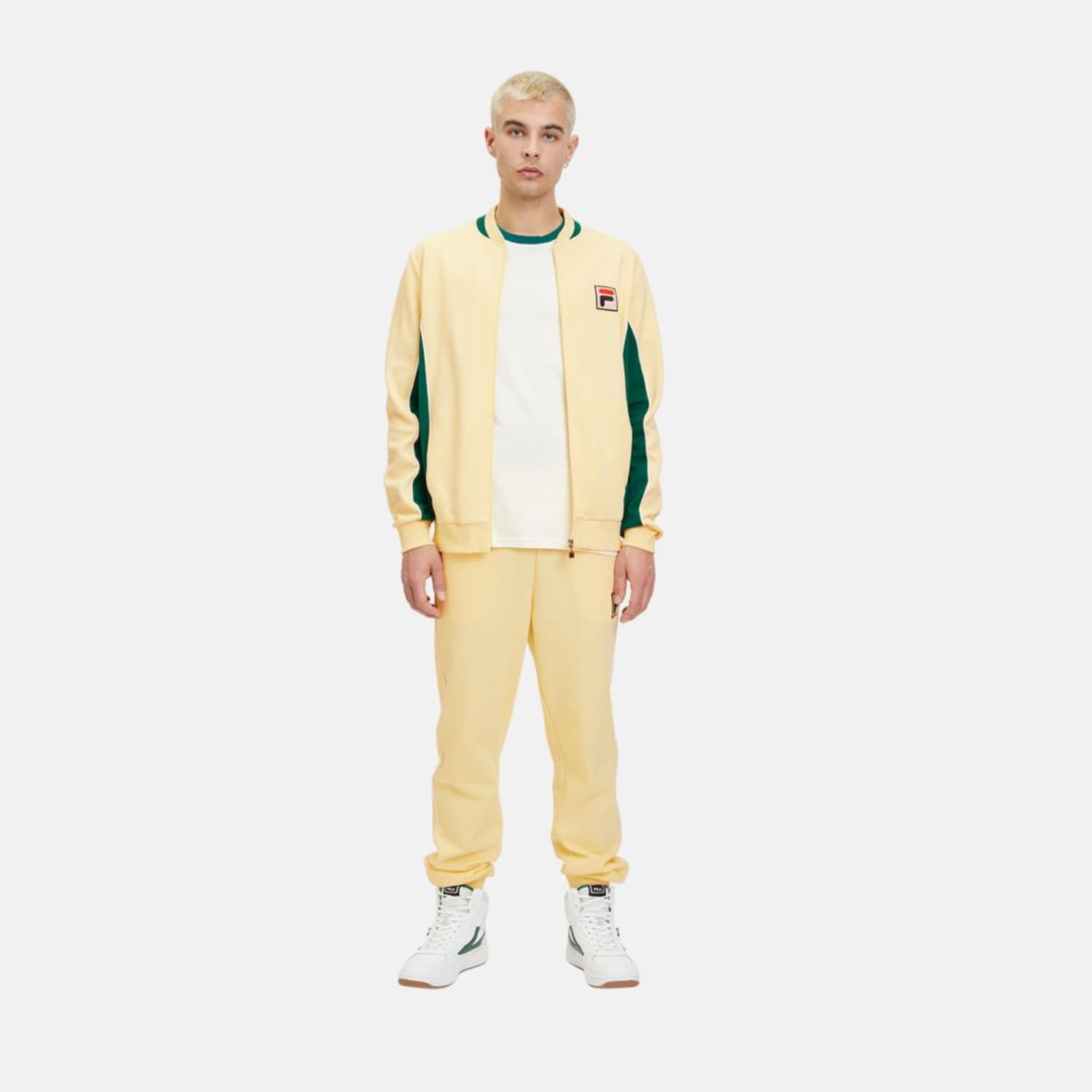 Fila LINCOLN track jacket french vanilla-aventurine Bild 3