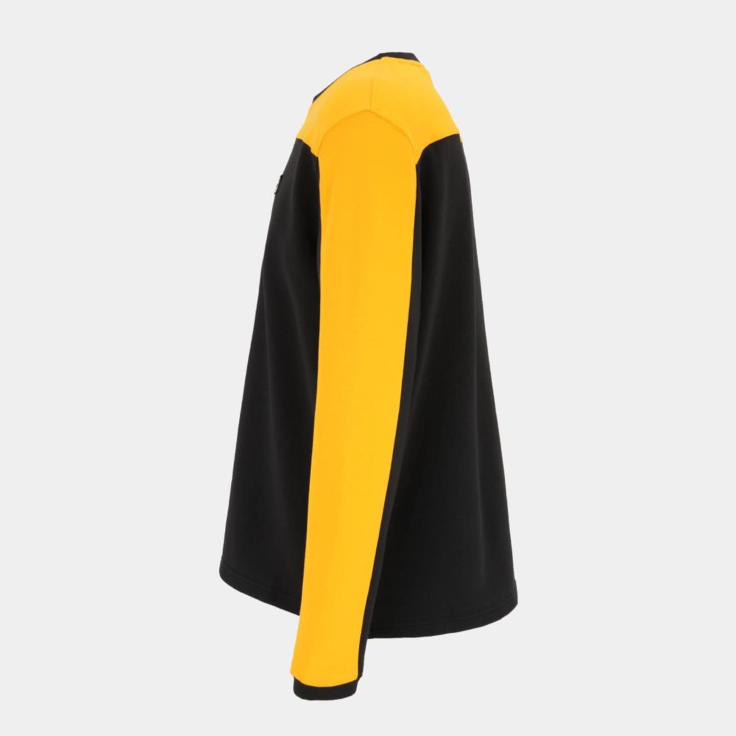 Fila Long sleeve sweatshirt with color block detail black-yellow Bild 3