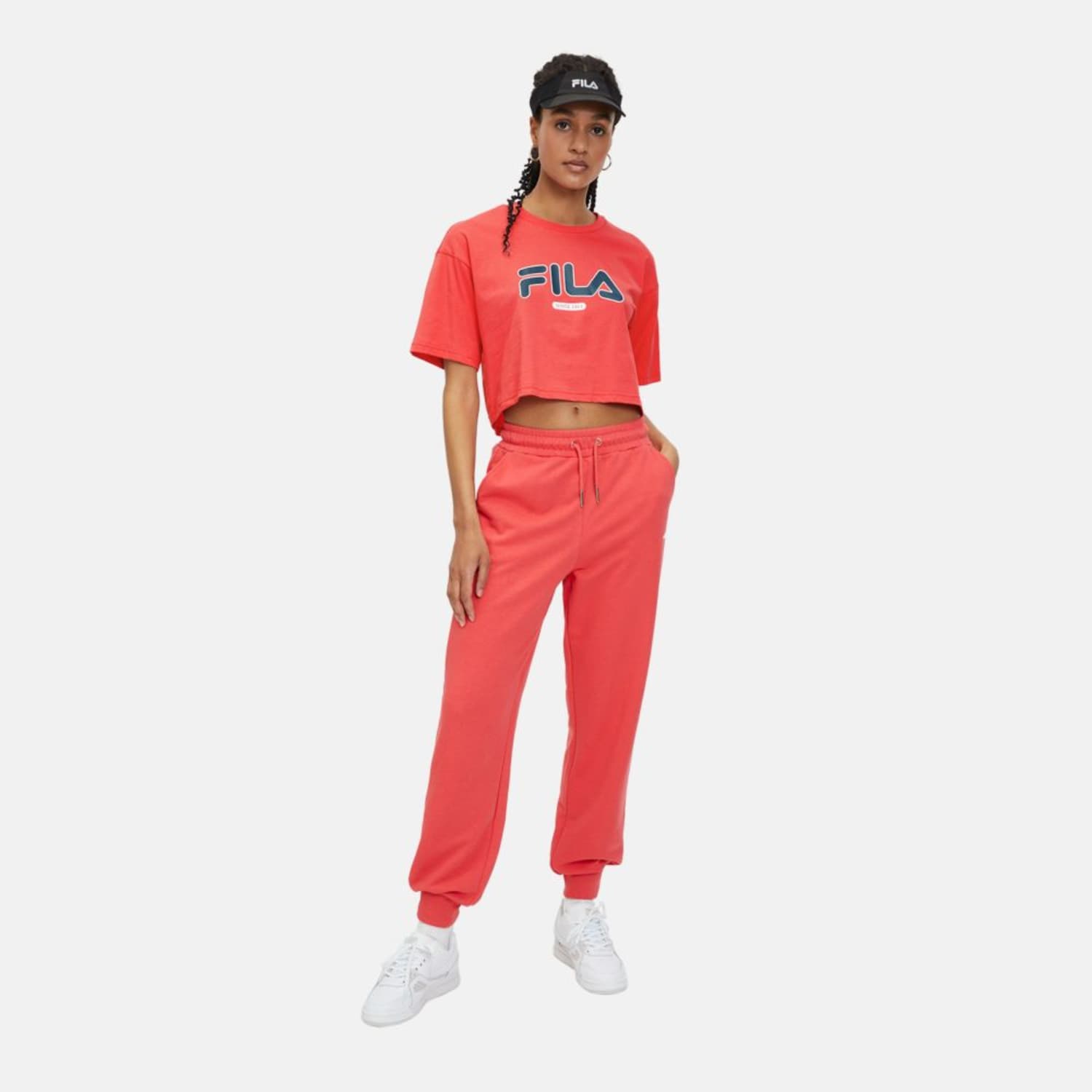 Fila LUCENA cropped graphic tee cayenne Bild 3