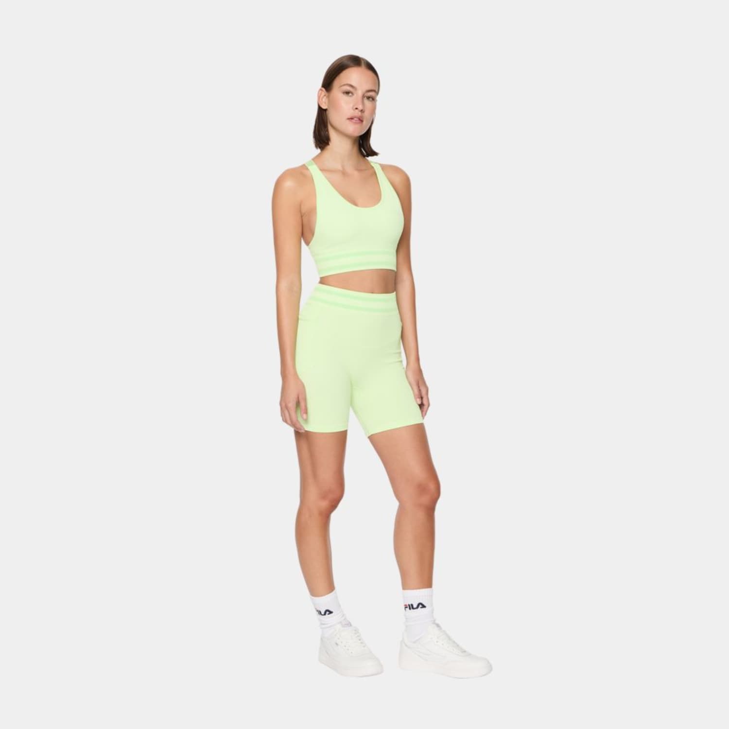 Fila LUCKY ACE SEAMLESS SPORTS BRA Green Bild 3