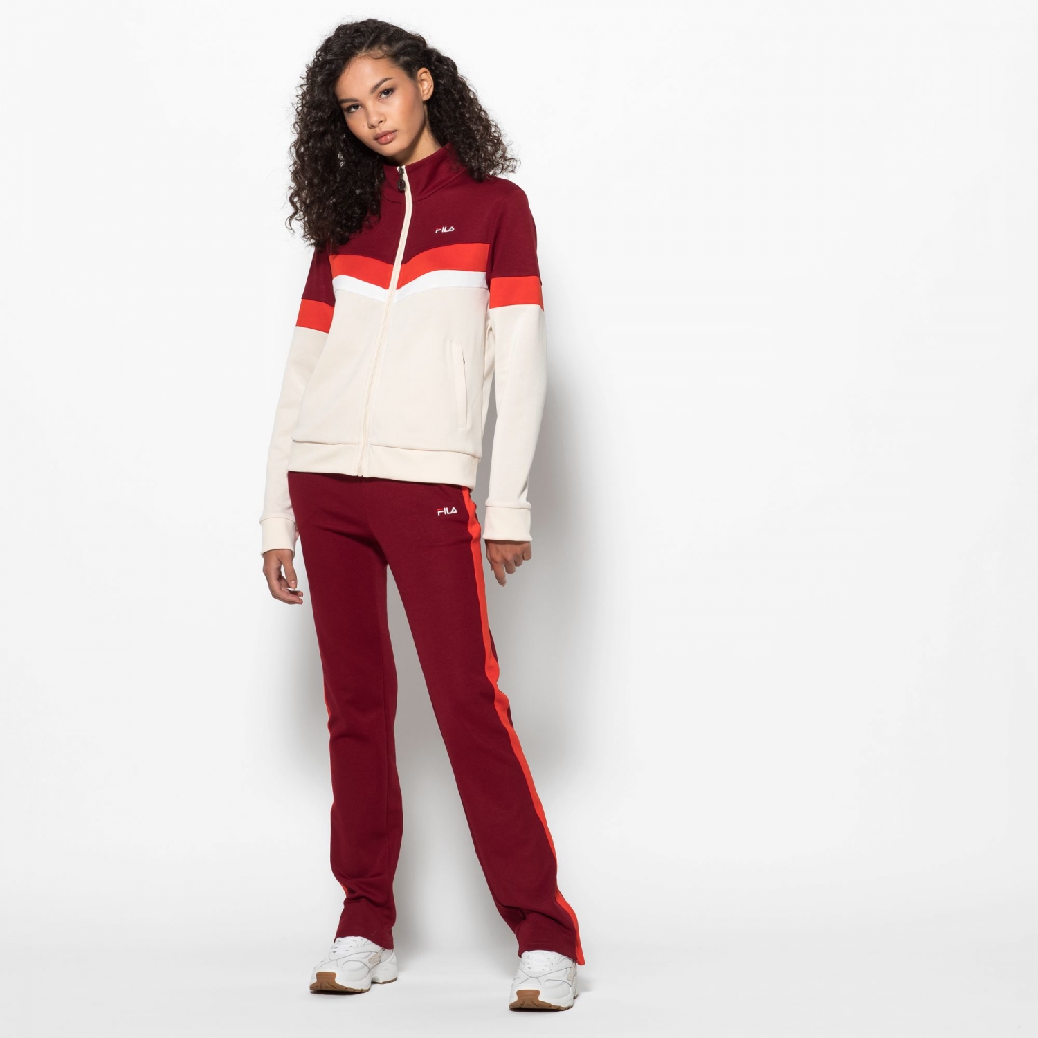 red fila pants