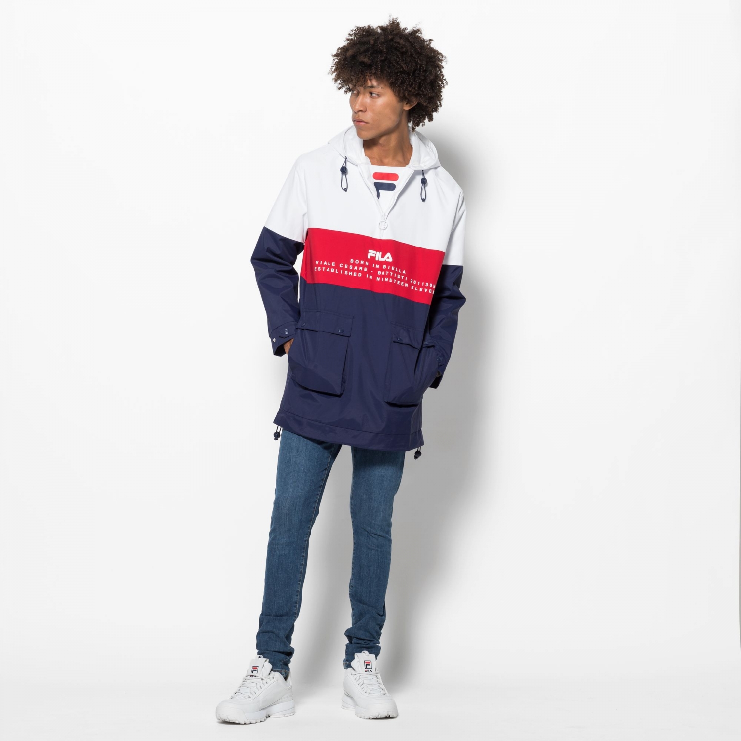 Fila color block jacket Clearance