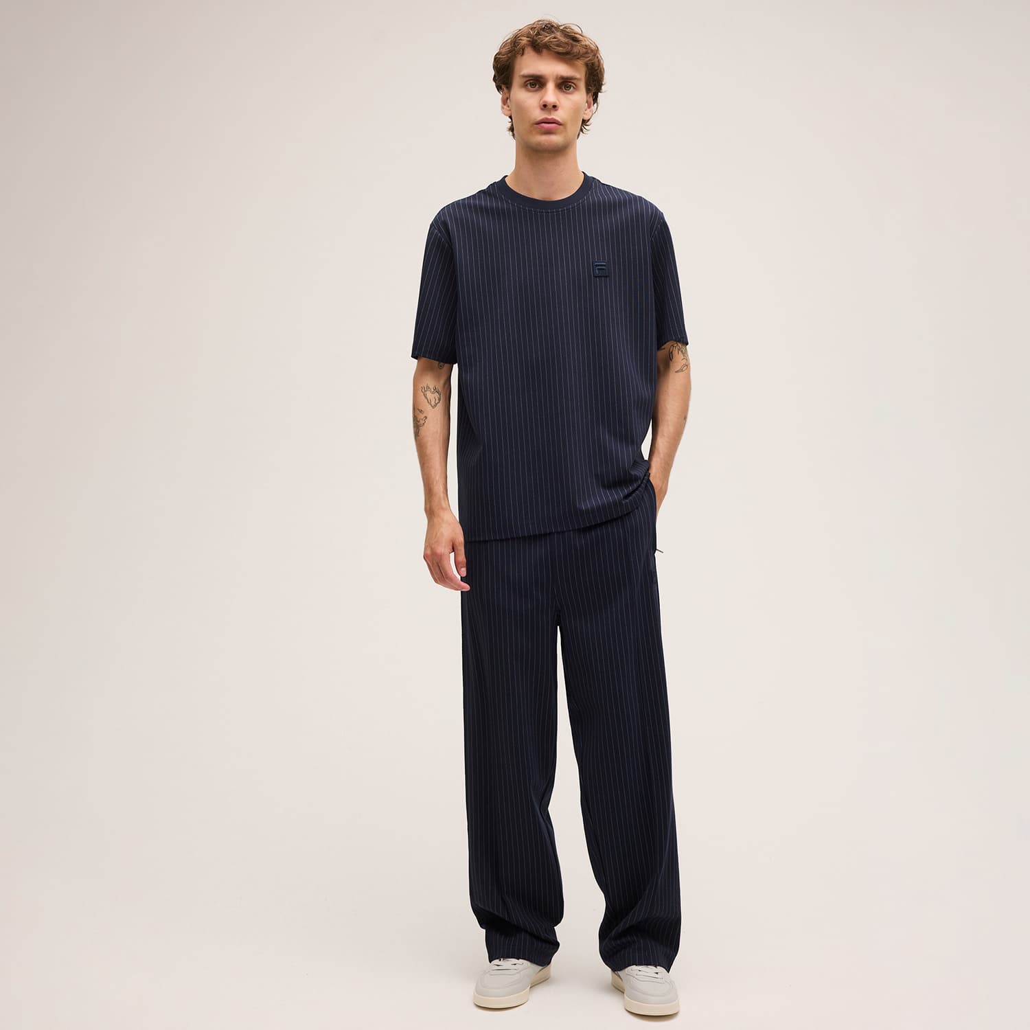Fila PADOLA relaxed pinstripe t-shirt Bild 3