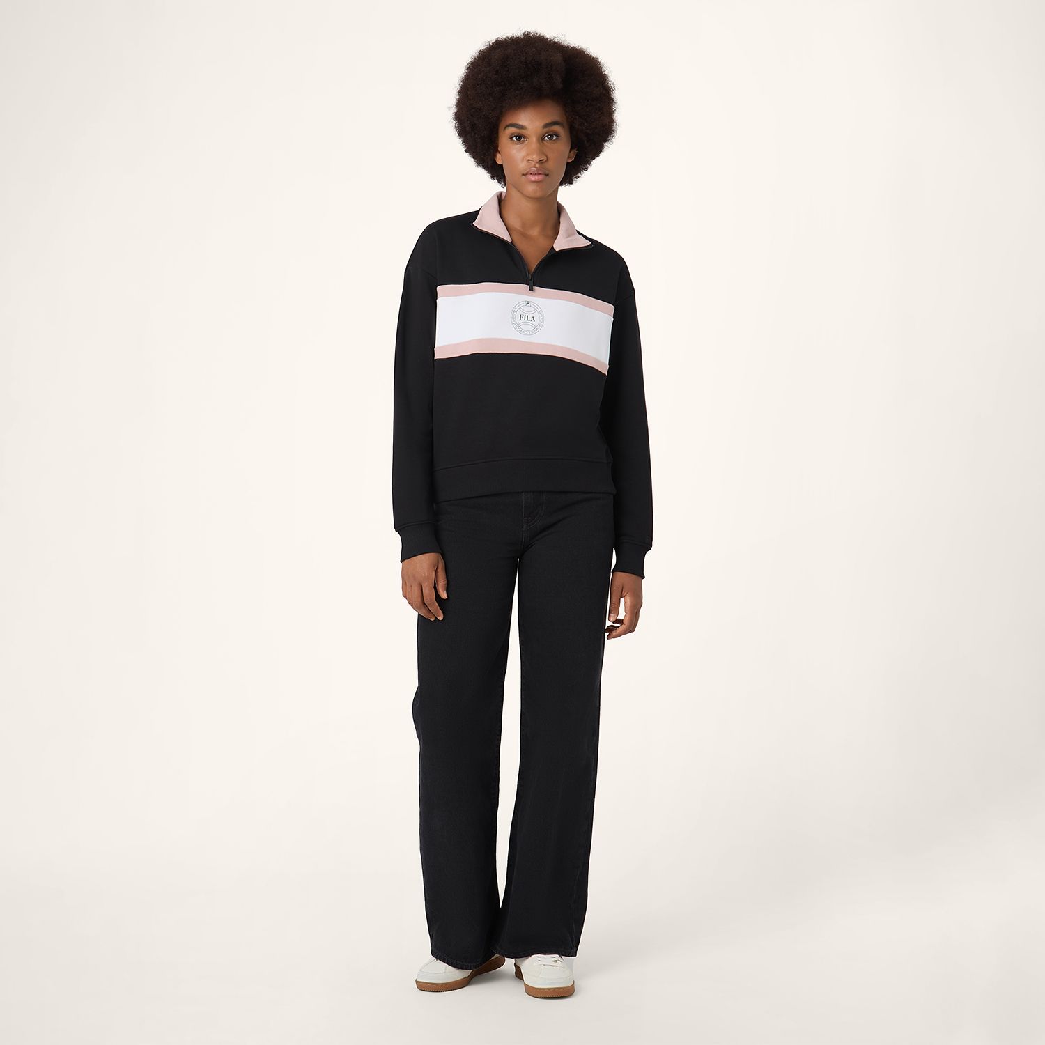 Fila PARELLA relaxed half-zip sweatshirt Bild 3