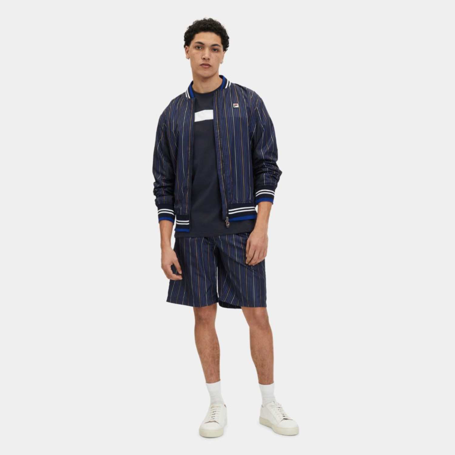 Fila PINSTRIPE WOVEN SETTANTA JACKET blue Bild 3