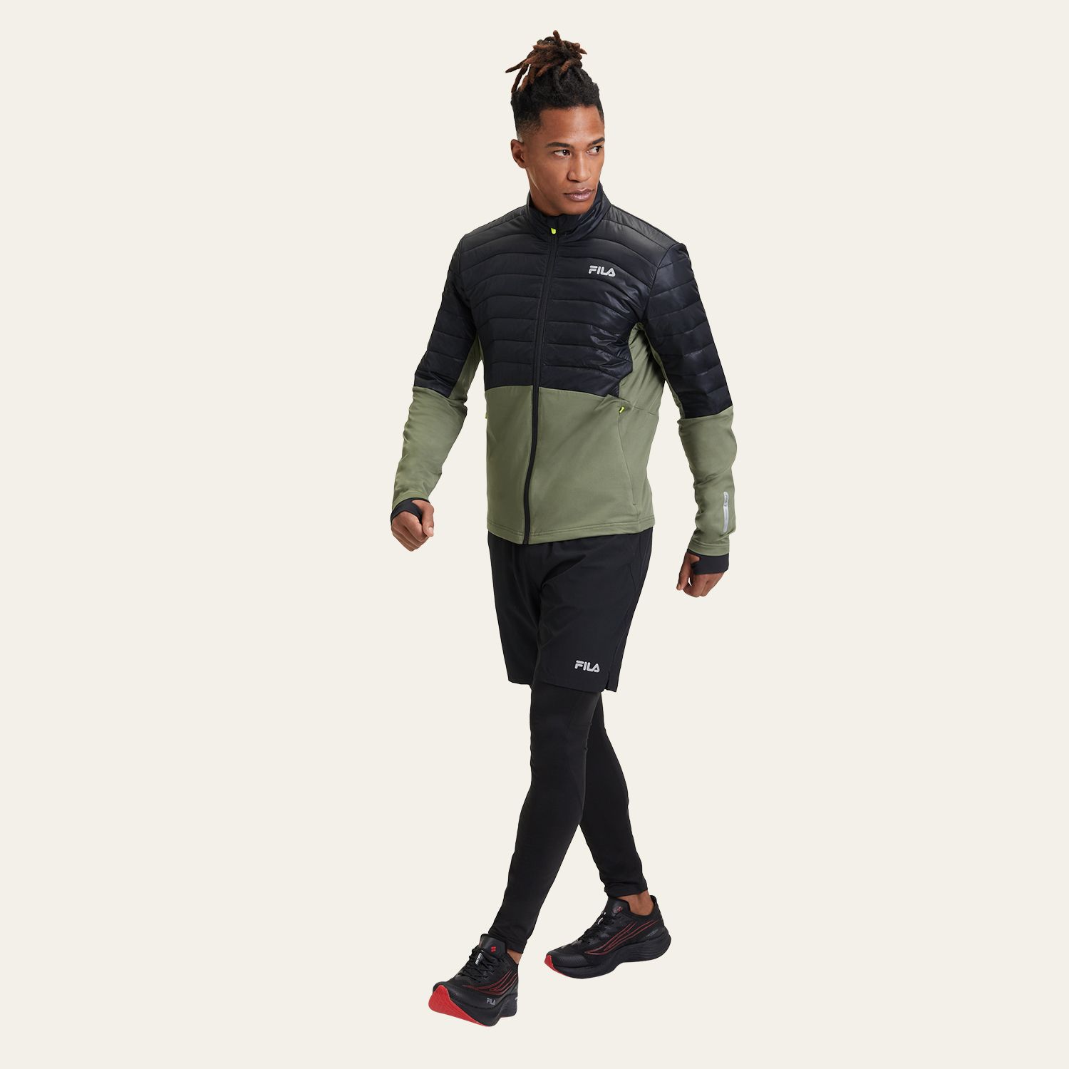 Fila RAGALBUTO running shorts Black Bild 3