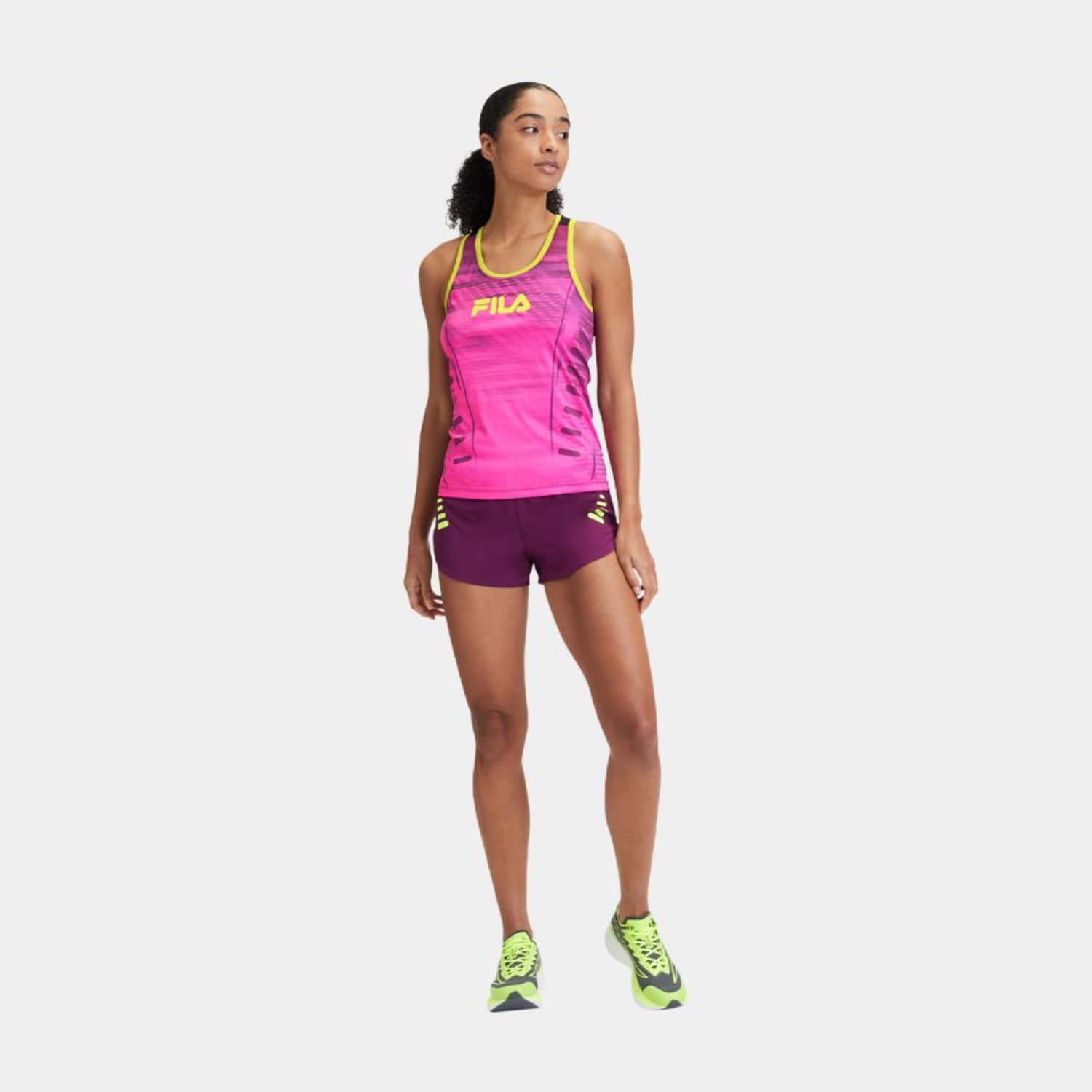 Fila RANICA running tank Pink Glo.Black Bild 3