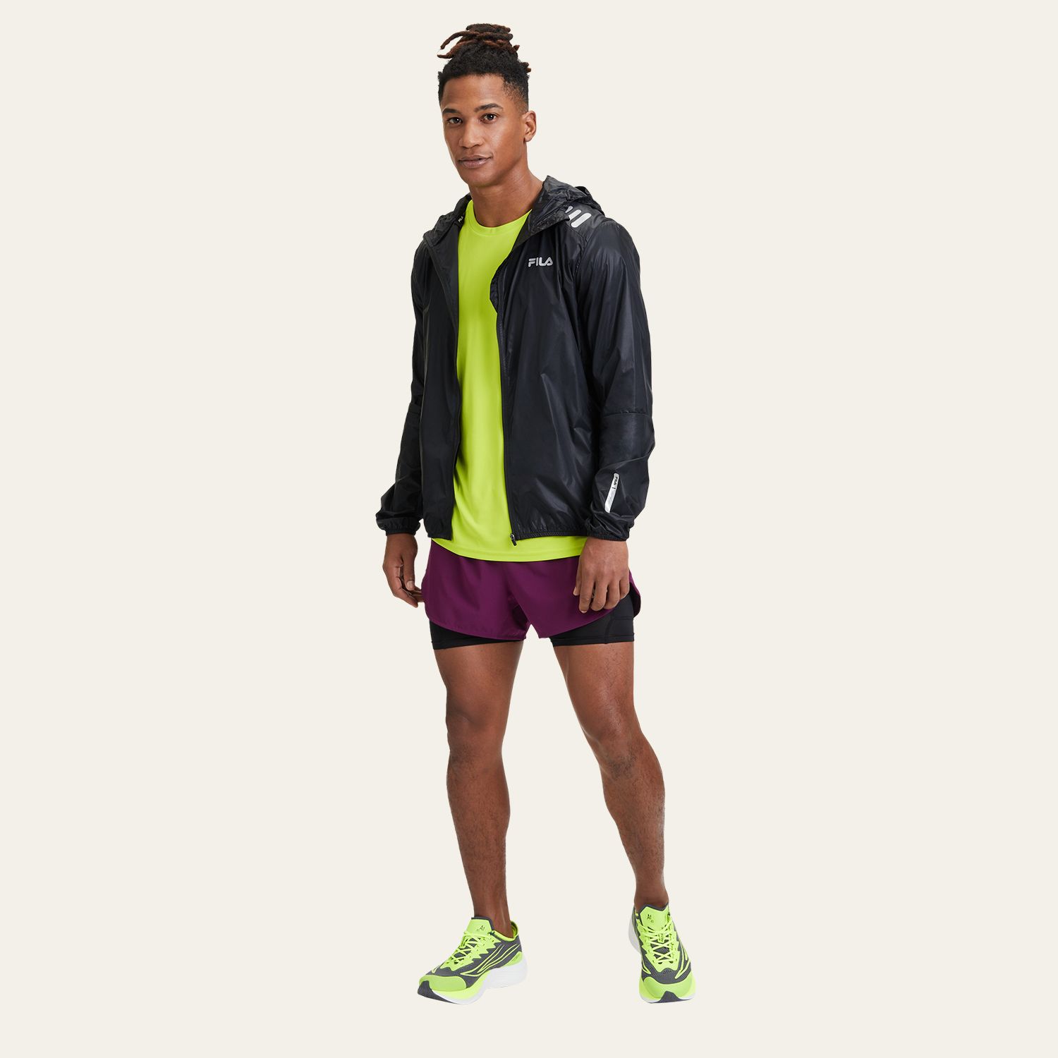 Fila RELLANO running tee acid lime Bild 3