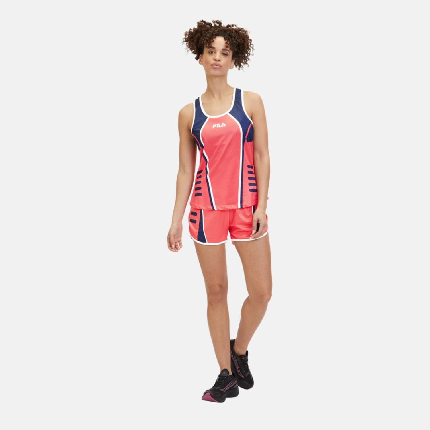 Fila RUOMS running tank cayenne-black iris Bild 3