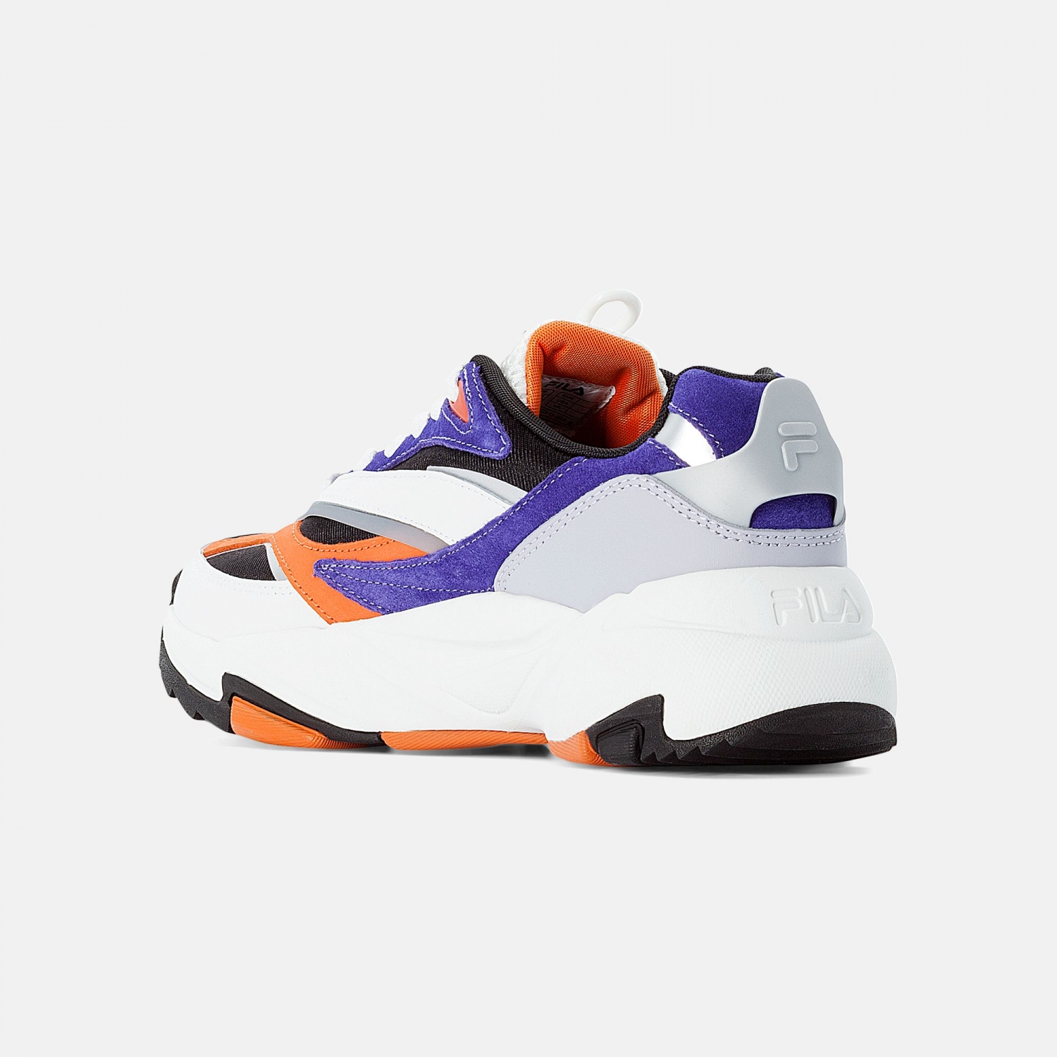 fila orange and black