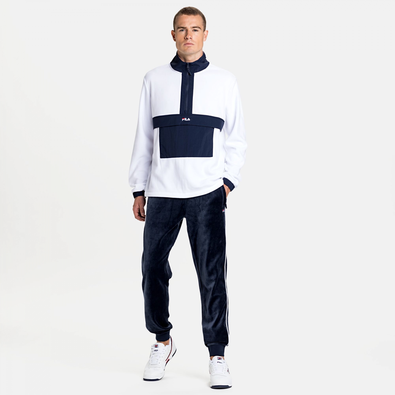 Fila Sadim Half Zip Fleece Shirt Bild 3