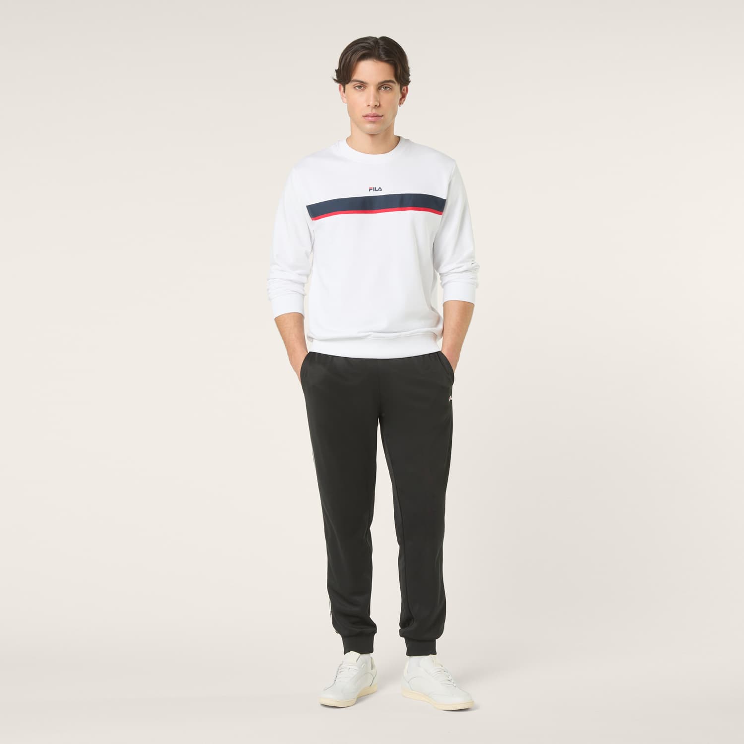 Fila SAGANO regular taped crewneck sweatshirt Bild 3