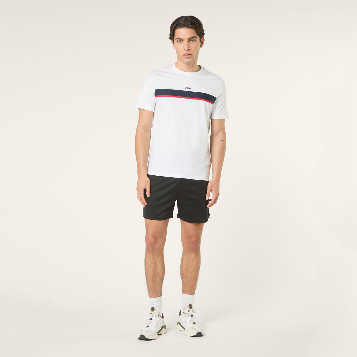 Fila SAGANO regular taped t-shirt Bild 3