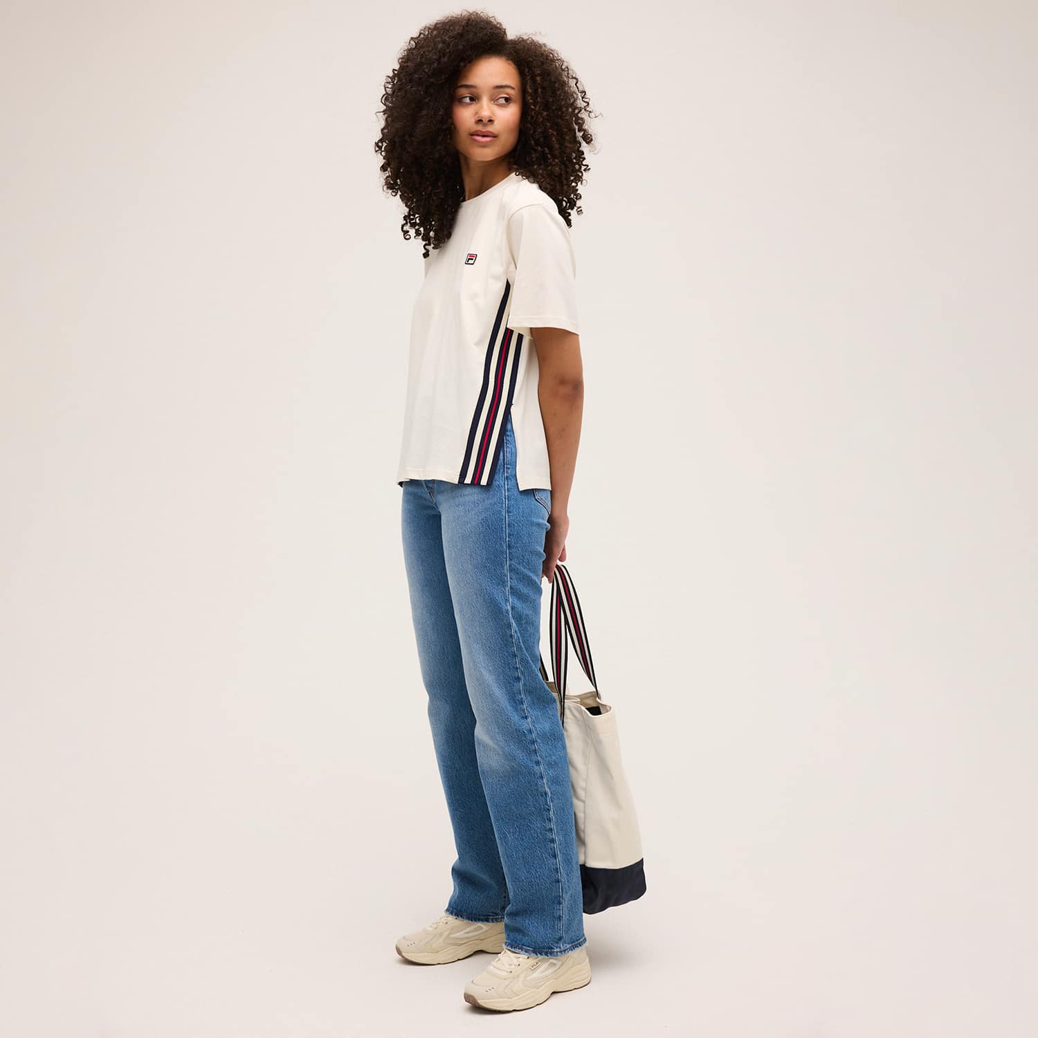 Fila SERRETTA loose heritage tape t-shirt Bild 3