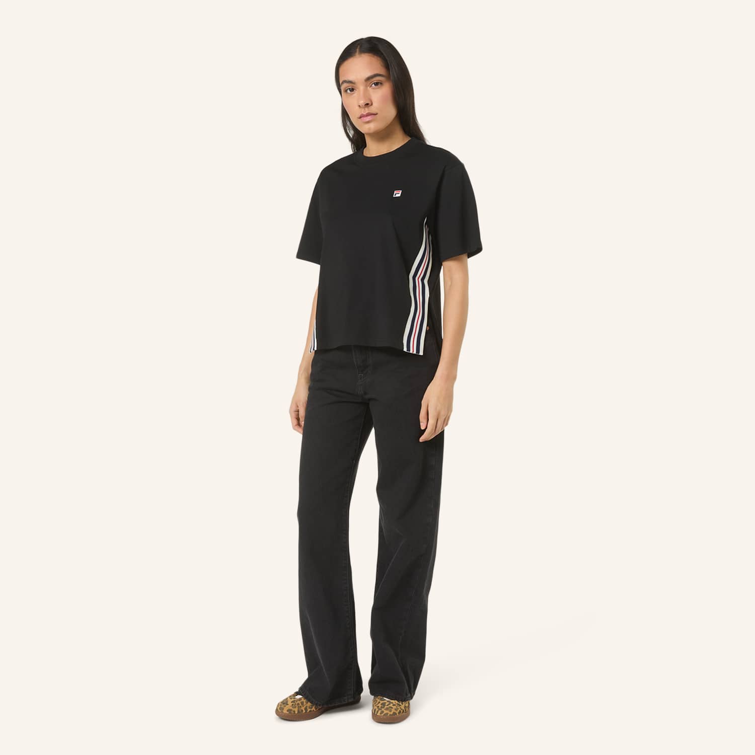 Fila SERRETTA loose heritage tape t-shirt Bild 3