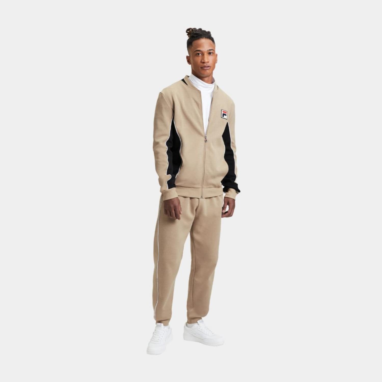 Fila SETTANTA track jacket cornstalk-black Bild 3