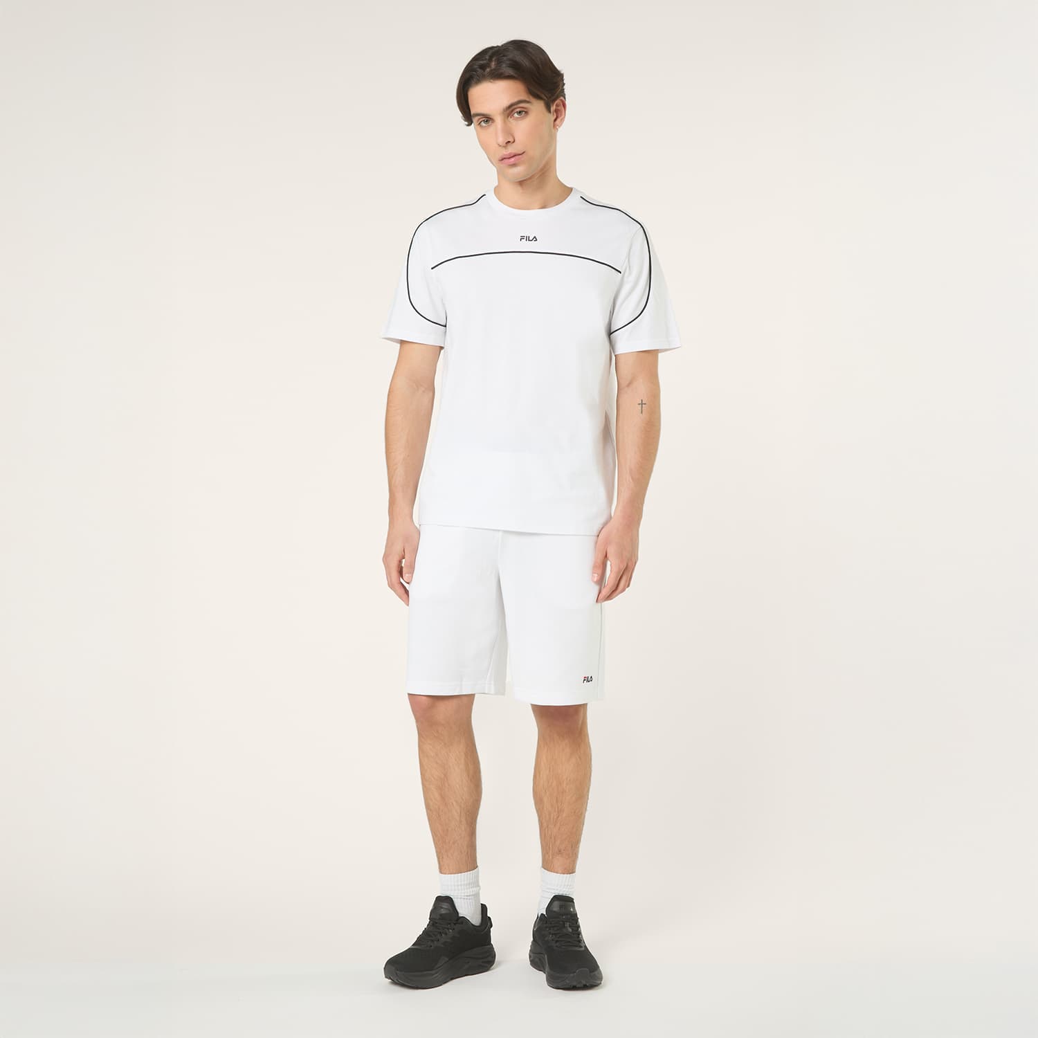 Fila SETTIMELO relaxed contrast piping t-shirt Bild 3