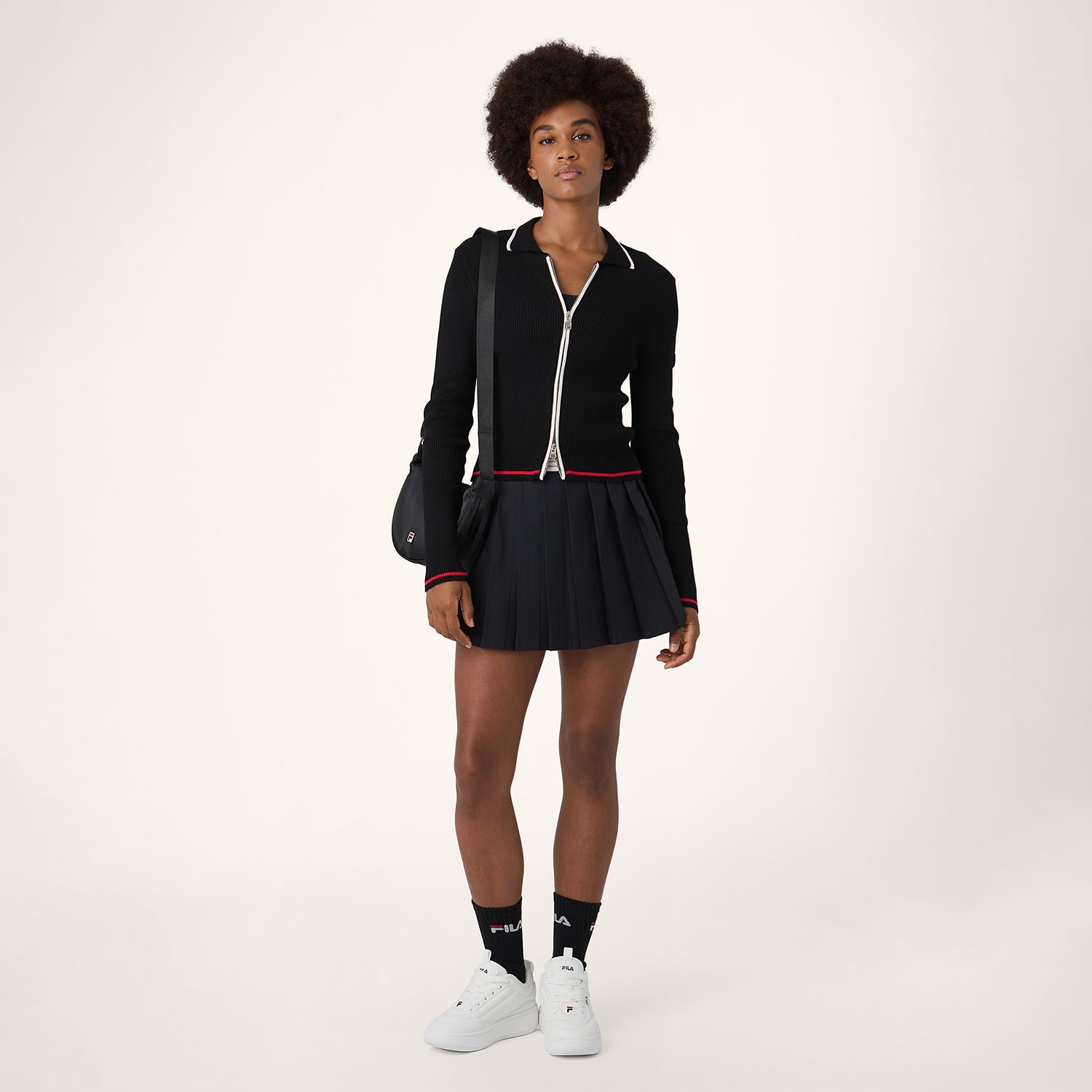 Fila SIMONTE slim full-zip knit cardigan Bild 3