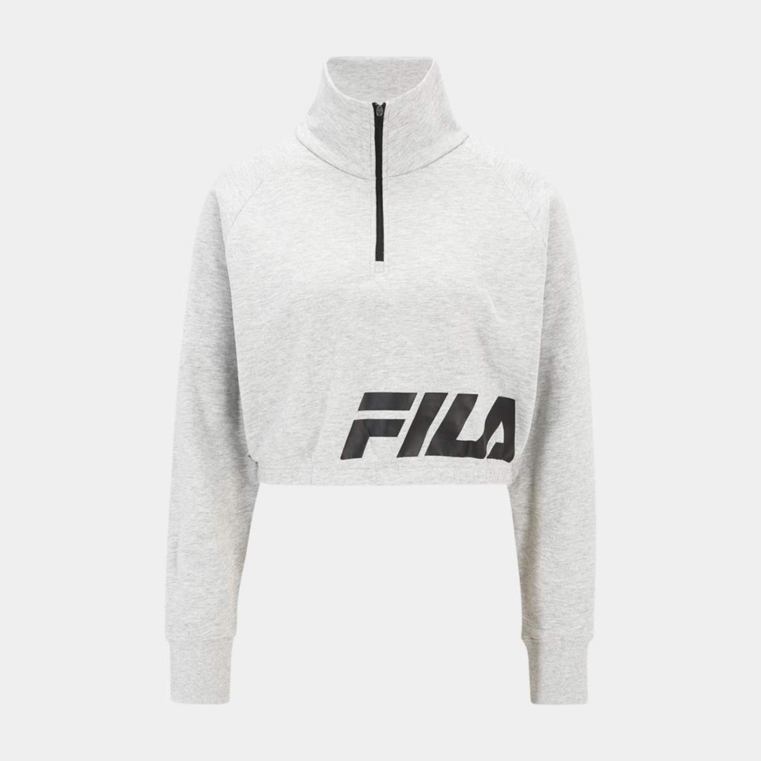 Fila TORREGLIA cropped half zip shirt grey Bild 3