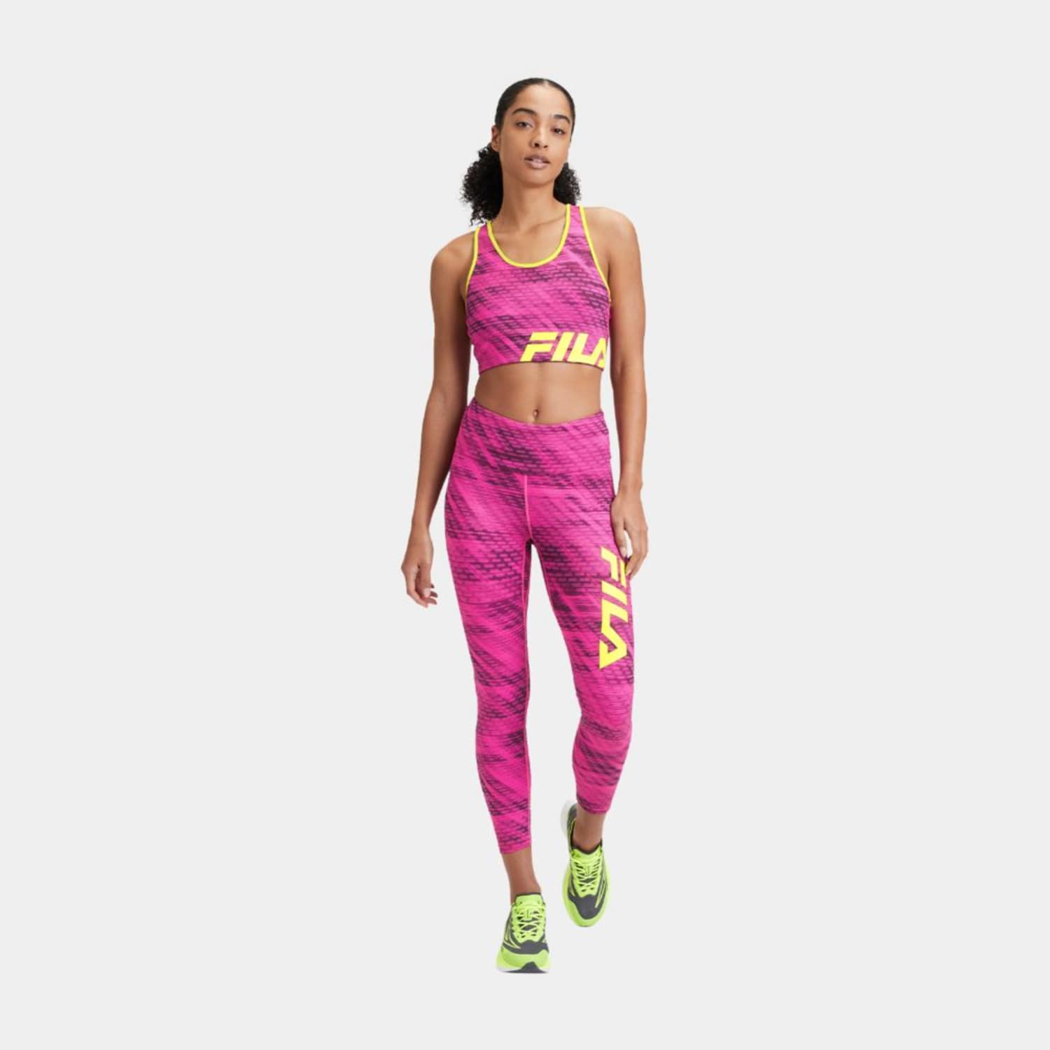 Fila TRESCINE AOP bra Pink Urban Jungle Bild 3