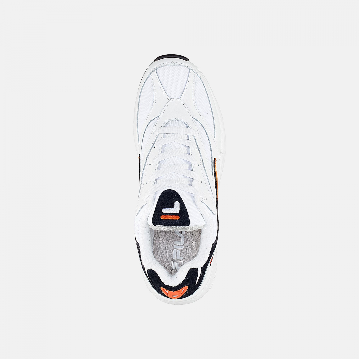 black and orange filas
