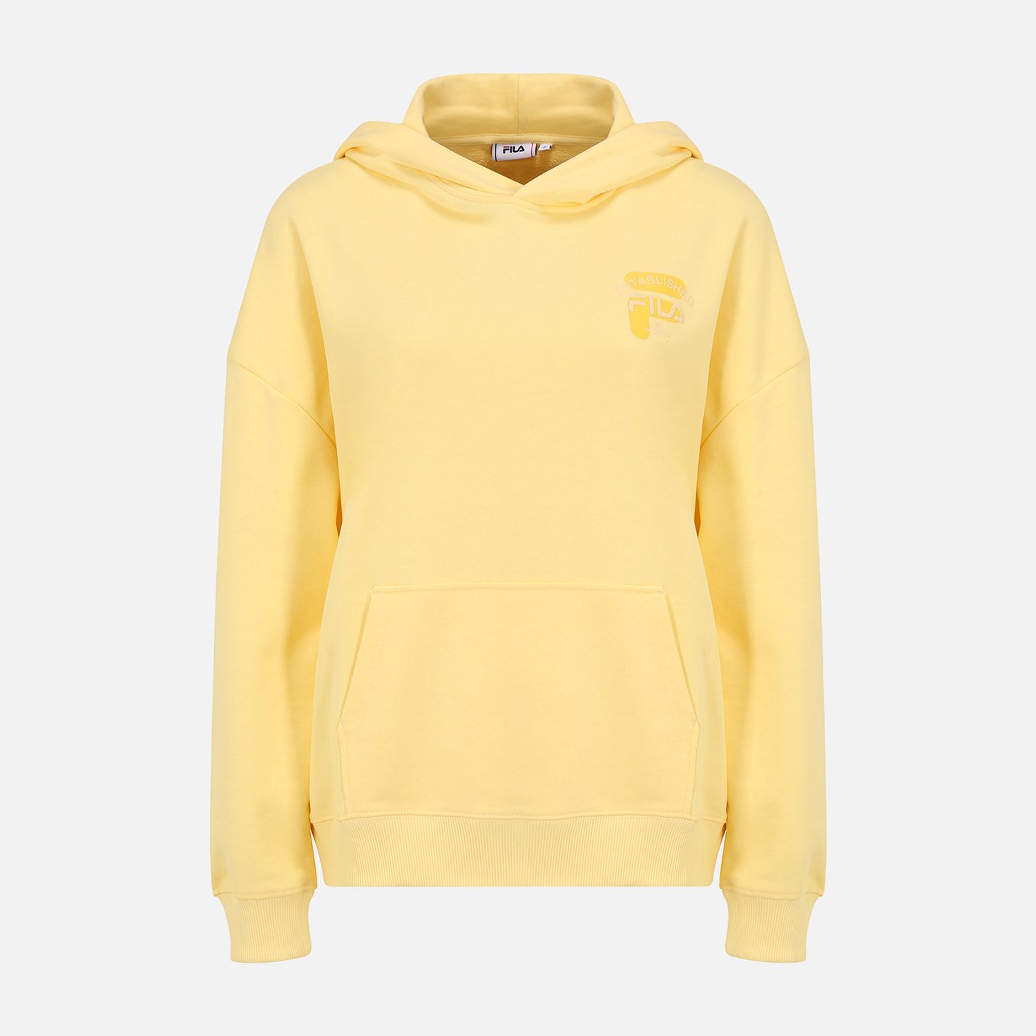 Fila Bakum Oversized Sweat Hoodie pale banana yellow FILA Official