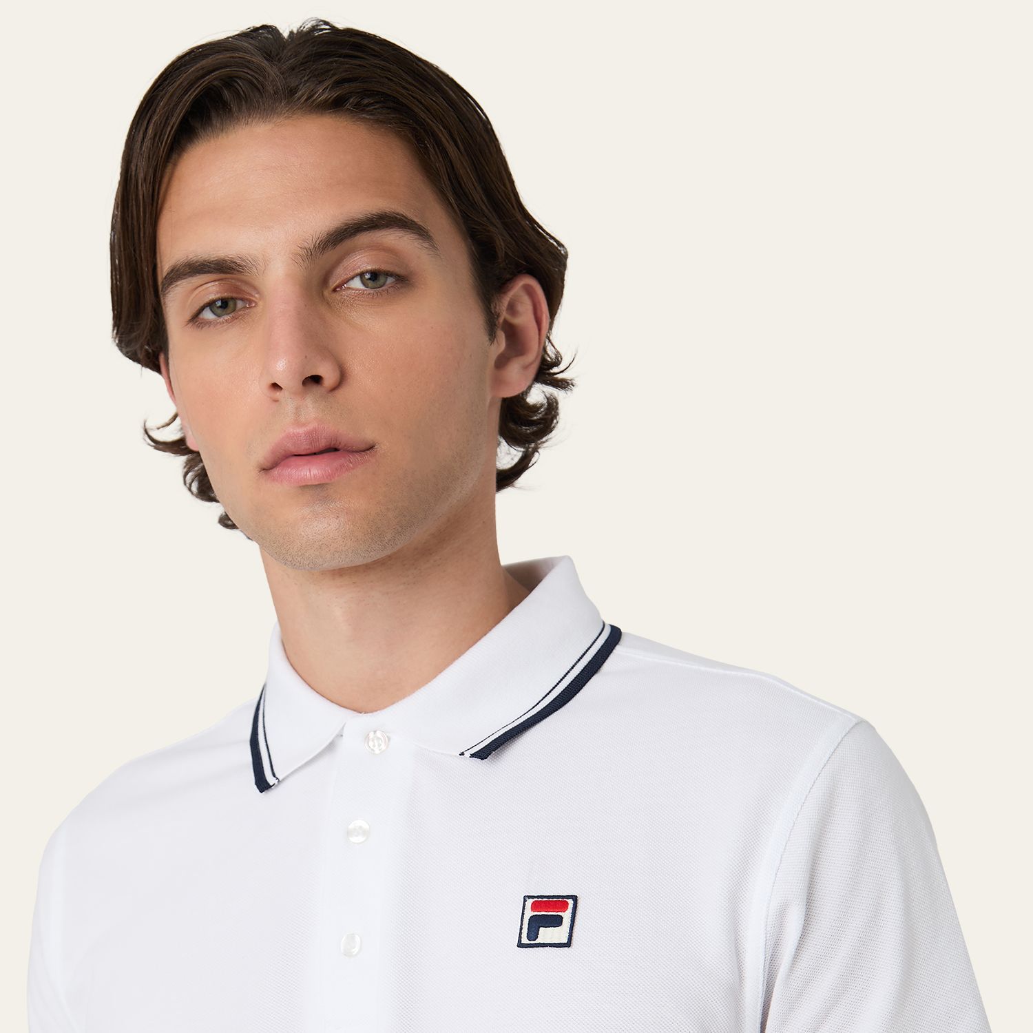 Fila BIELLA regular tipped polo shirt Bild 4
