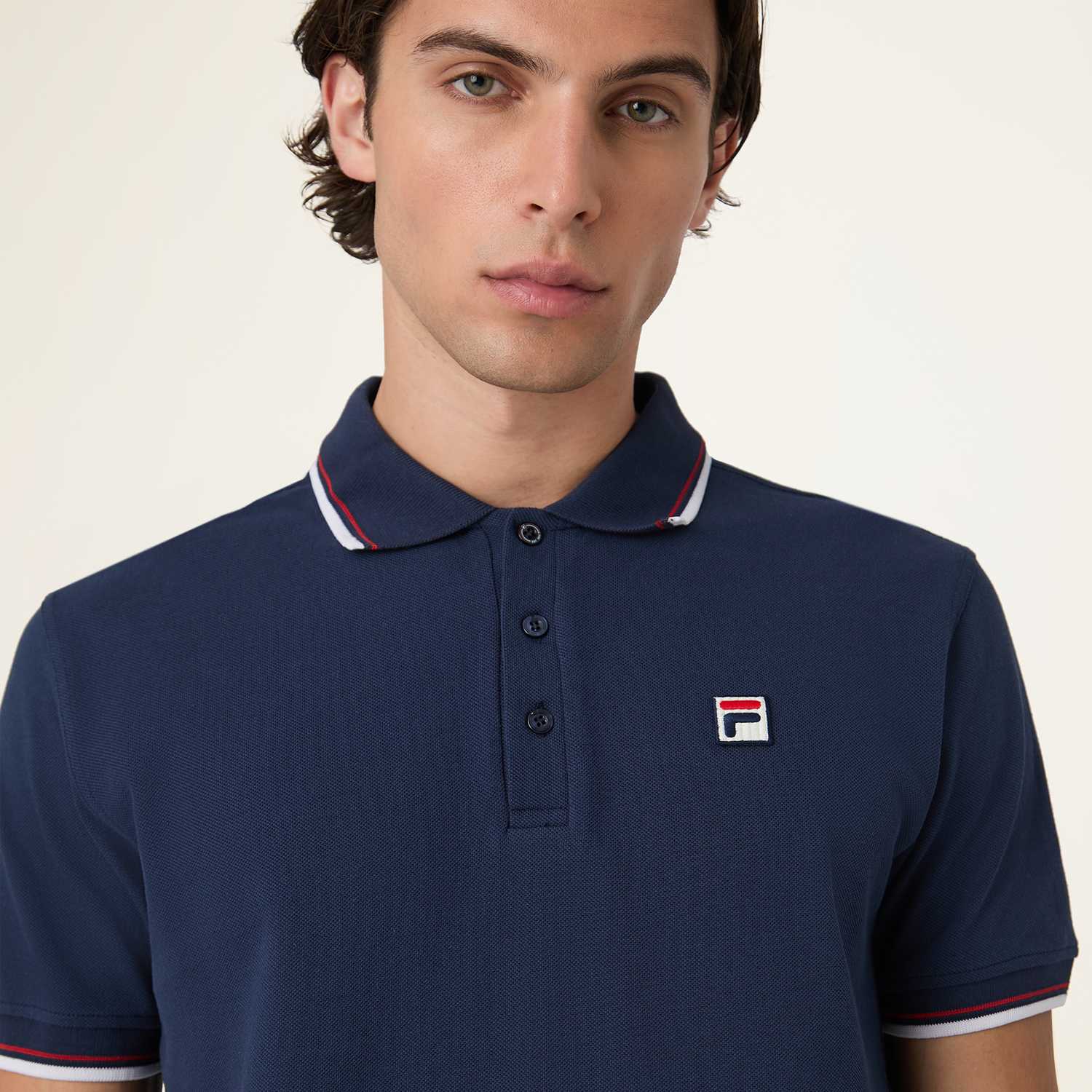 Fila BIELLA regular tipped polo shirt Bild 4