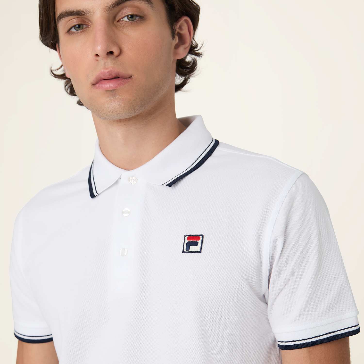 Fila BIELLA regular tipped polo shirt Bild 4