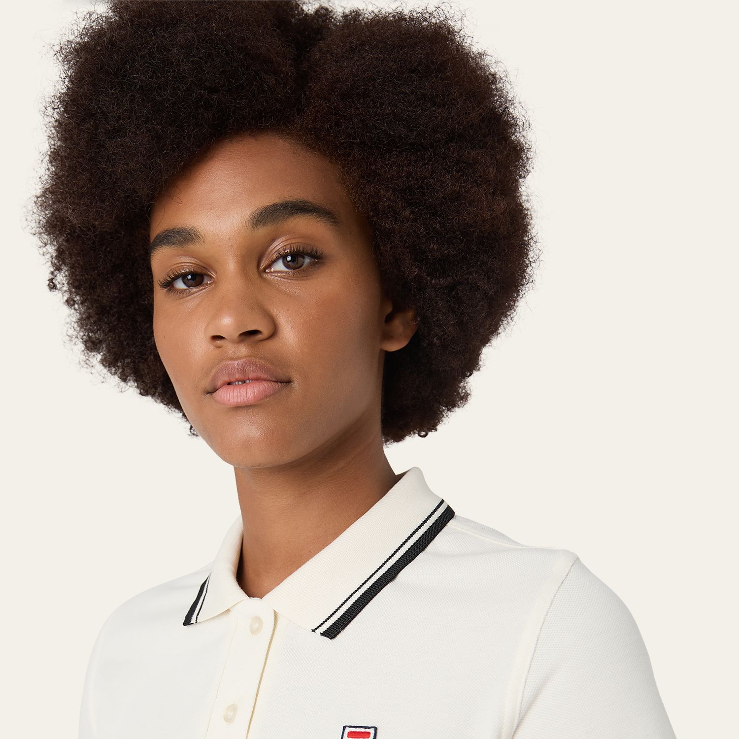 Fila BIELLA slim tipped polo shirt Bild 4