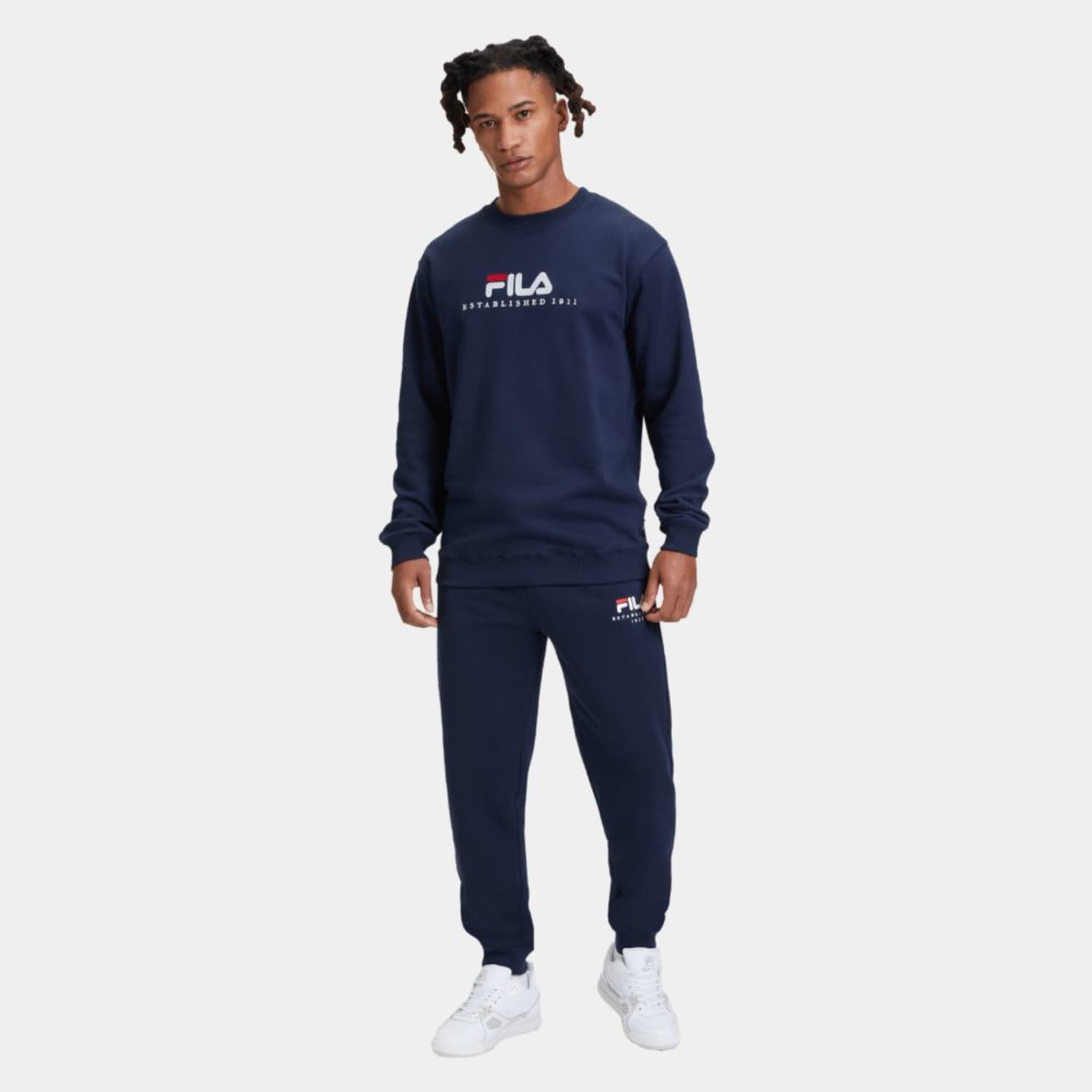 Fila BOLLWILLER crew sweat black iris Bild 4