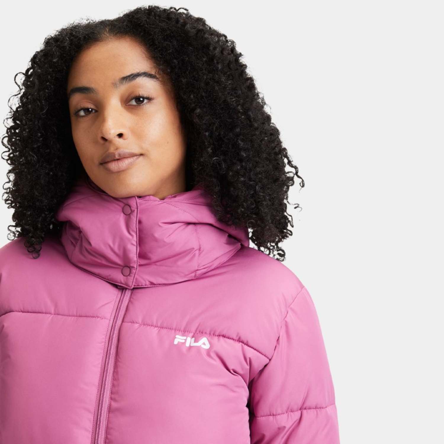 Fila BUCHEN Cropped Puffer Jacket red violet Bild 4
