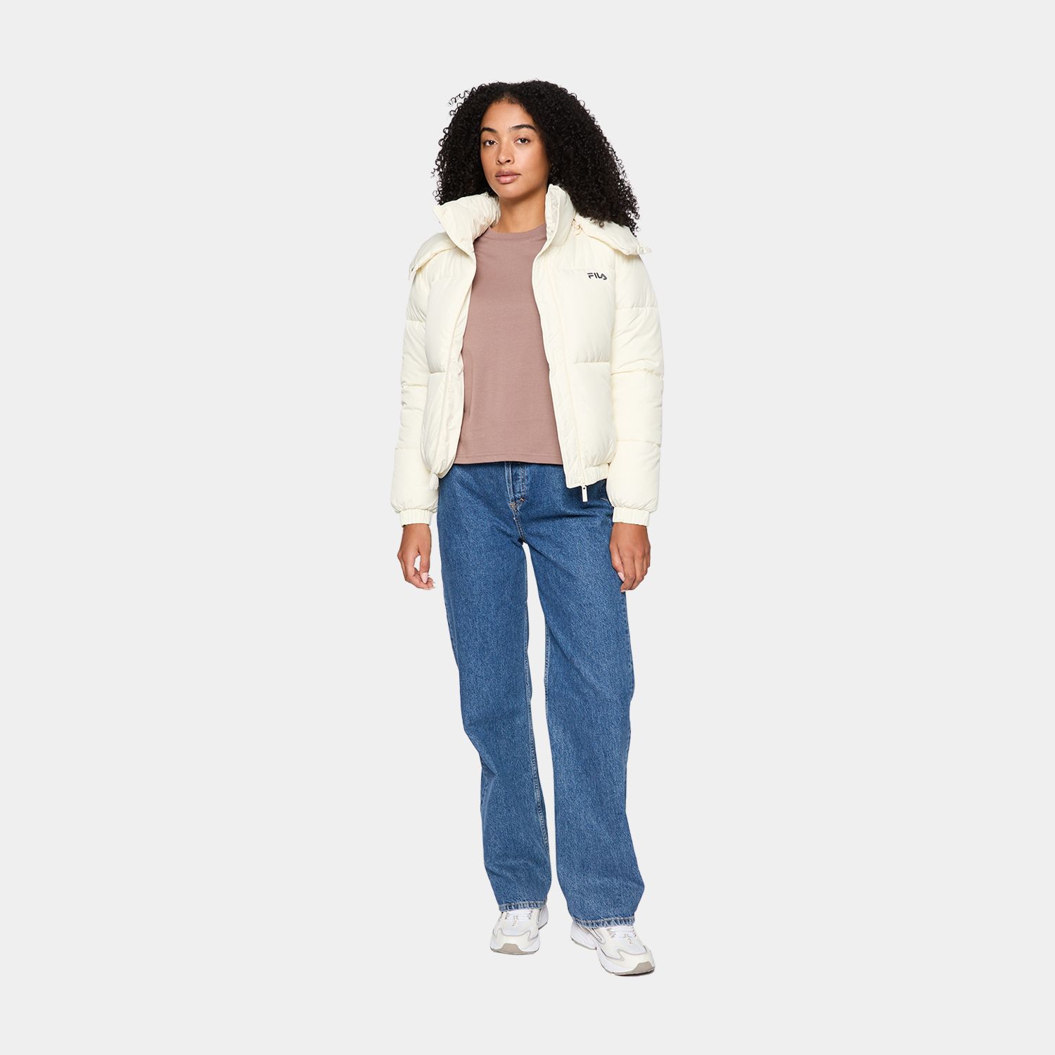 Fila BUCHEN Cropped Puffer Jacket white white FILA Official