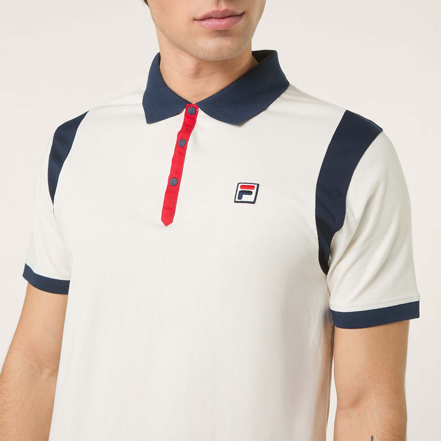 Fila CASOLI regular blocked polo shirt Bild 4