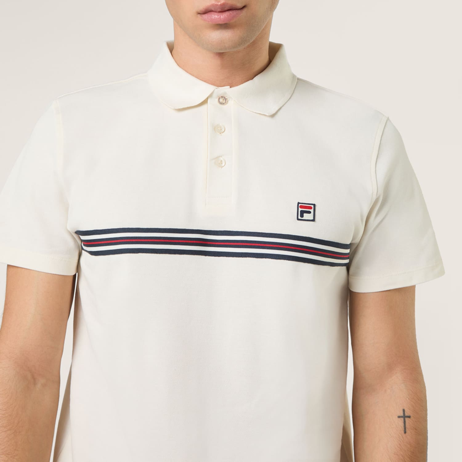 Fila DIECIMO regular heritage tape polo shirt Bild 4