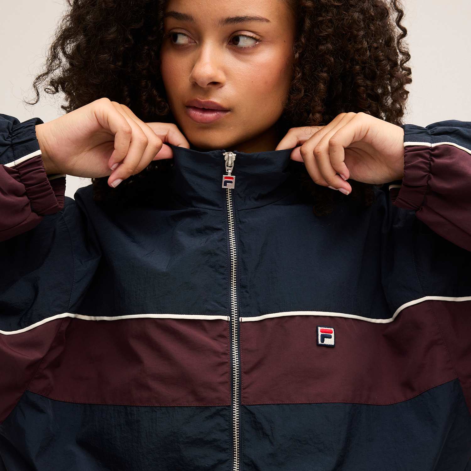 Fila FERRARA oversized blocked woven track jacket Bild 4