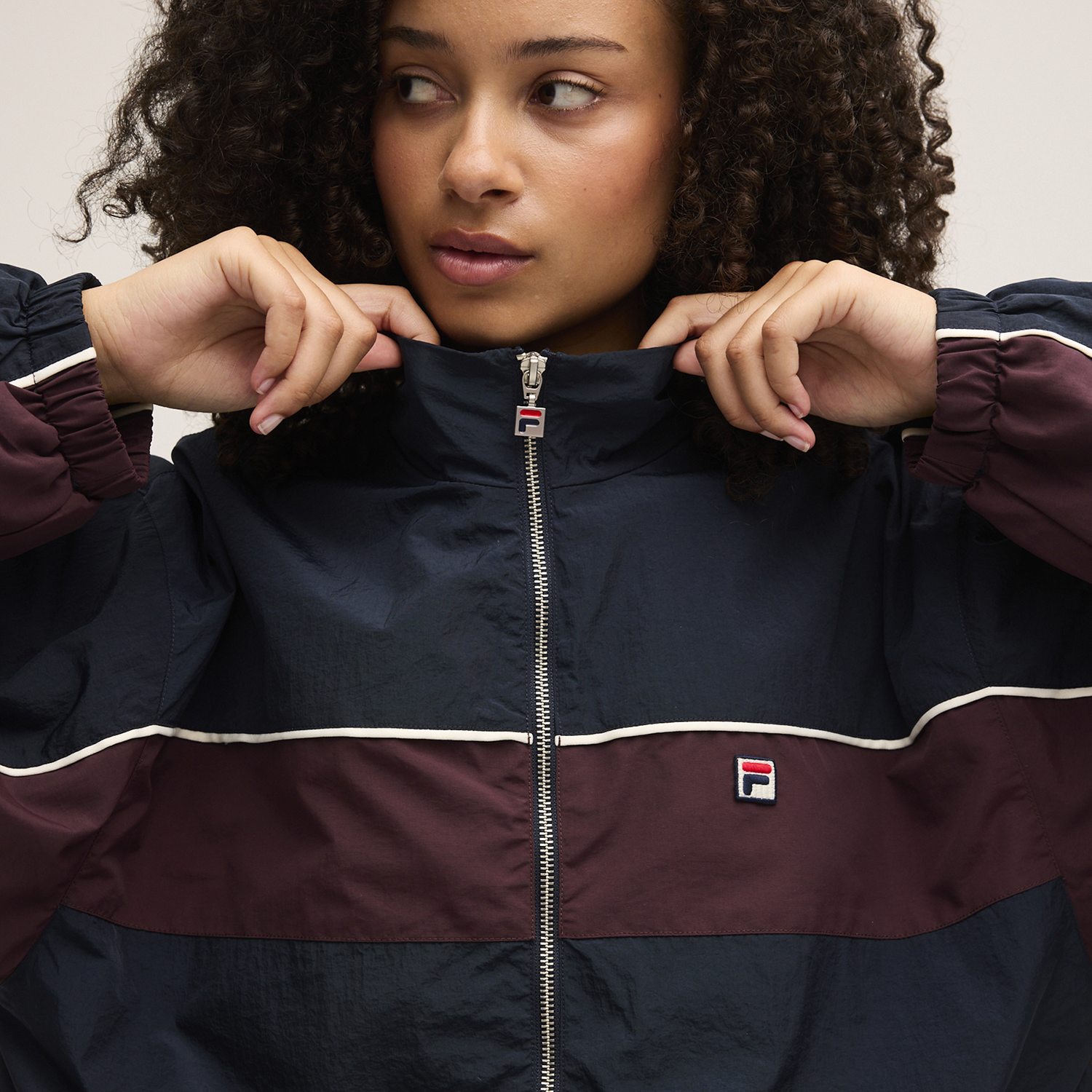 Fila FERRARA oversized blocked woven track jacket Bild 4
