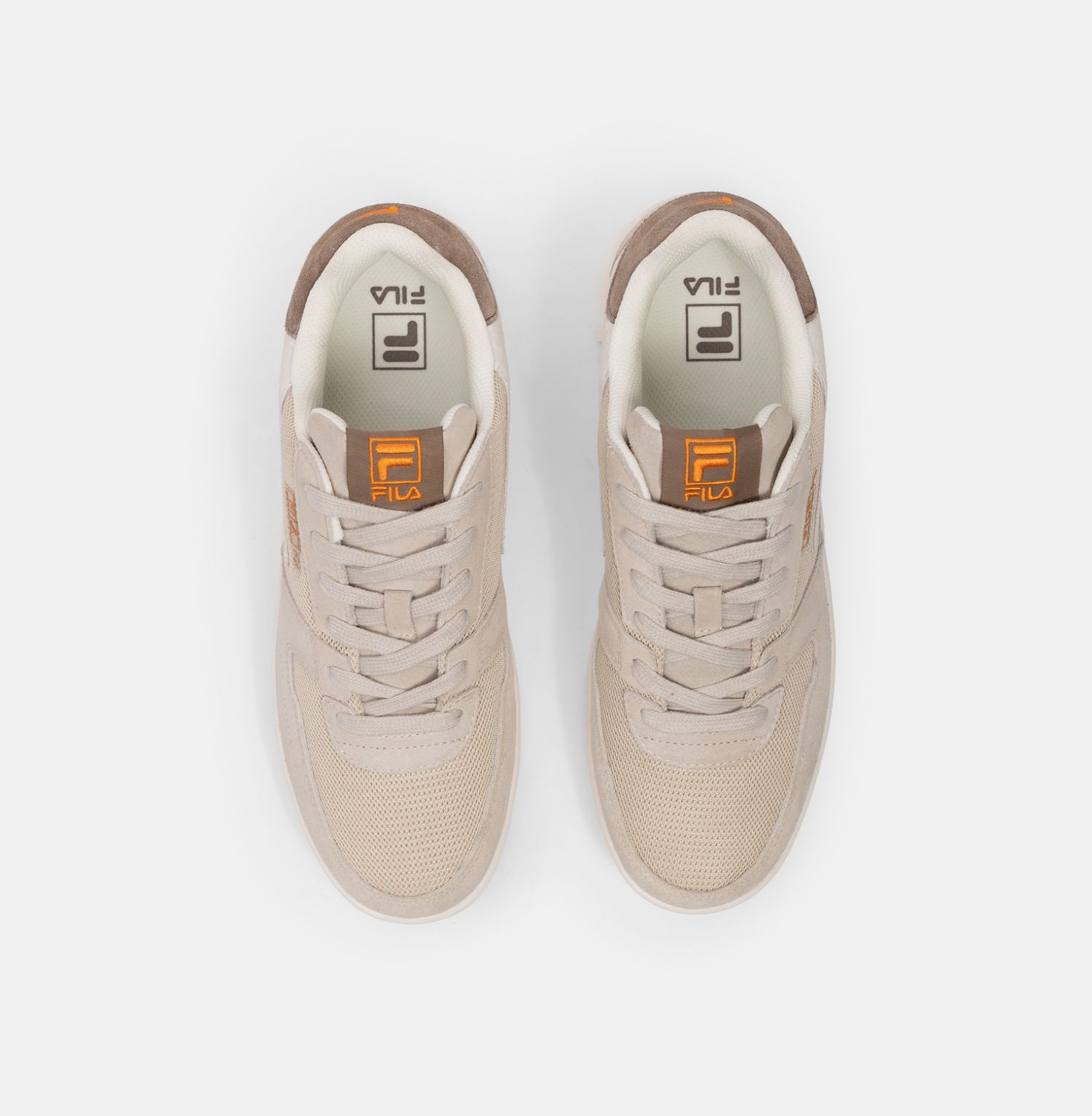 Fila disruptor s low feather grey top