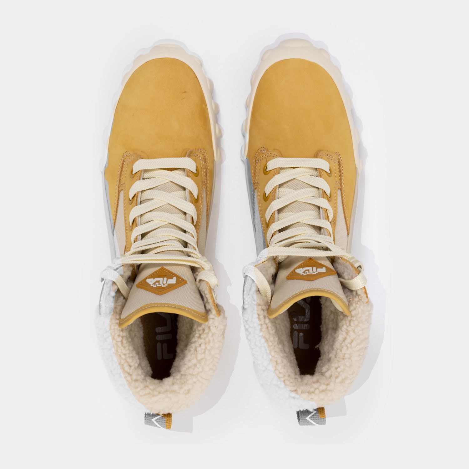 Fila GRUNGELUTION mid wmn Oyster Gray Amber Gold b. FILA Official