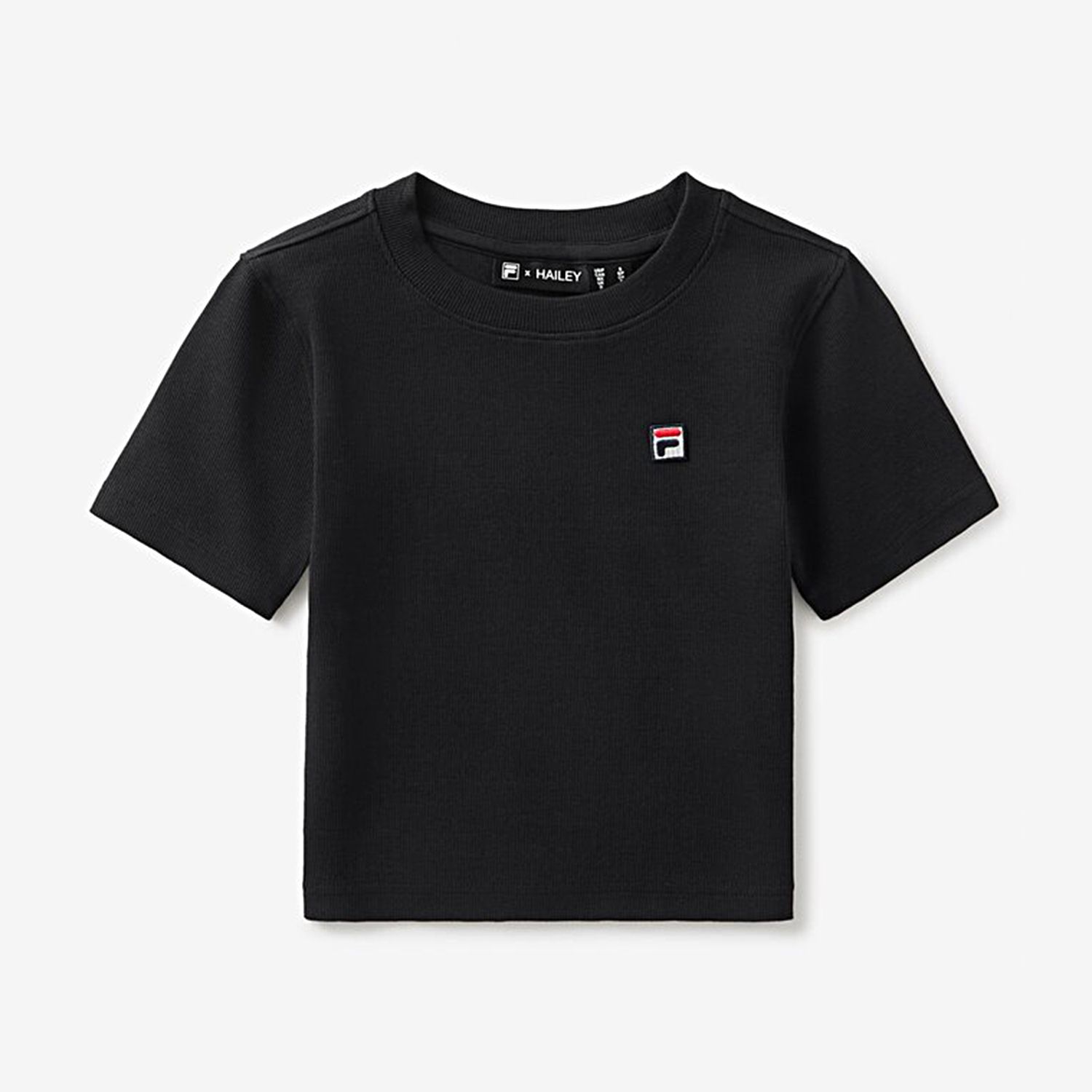 Fila HAILEY BIEBER BABY TEE BLACK Bild 4